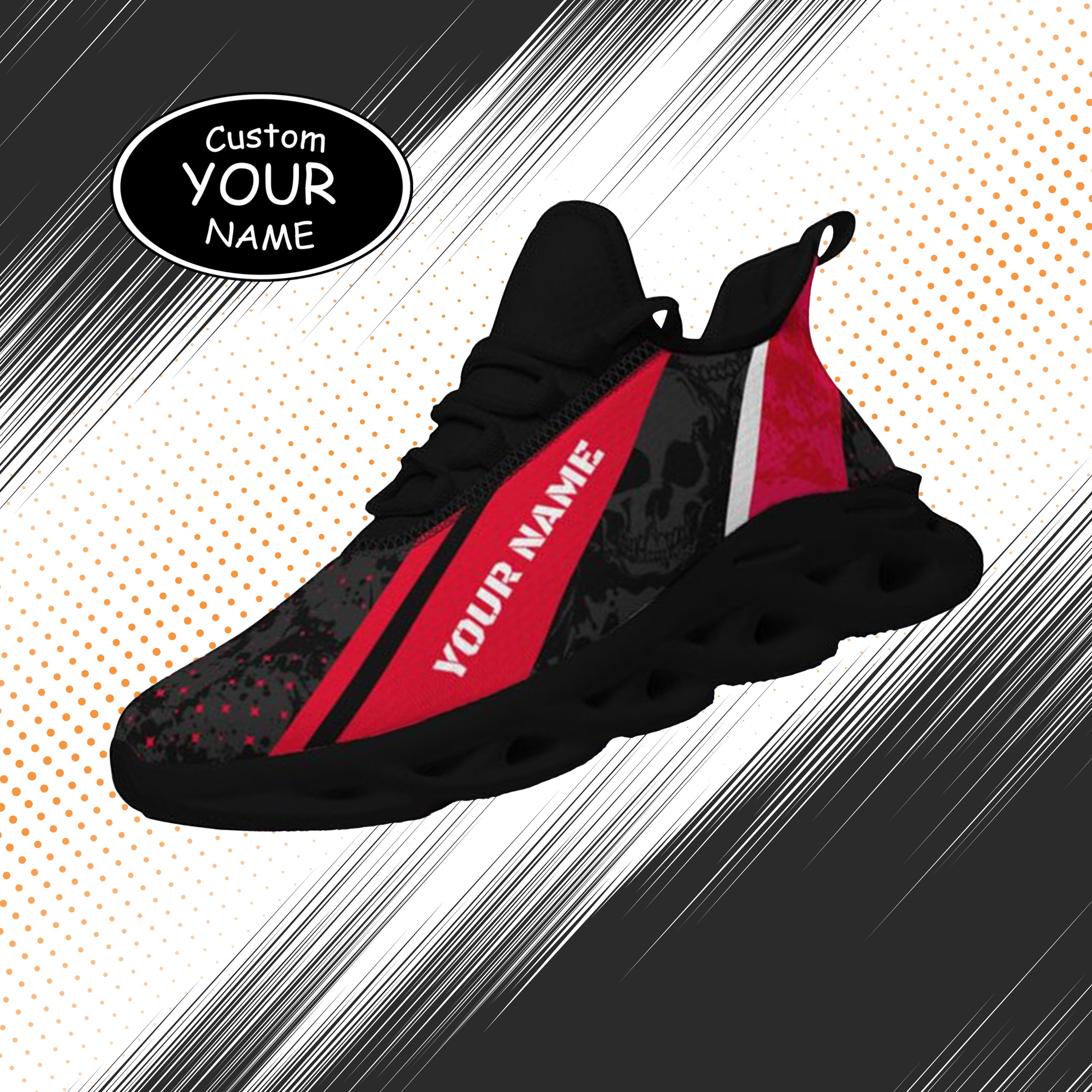 Max Sowl-25-cy-Cincinnati-24-1, Personalized Cincinnati Bearcats Custom Max Sowl Shoes, Patriotic Running Sneakers, Custom Comfortable Walking Shoes