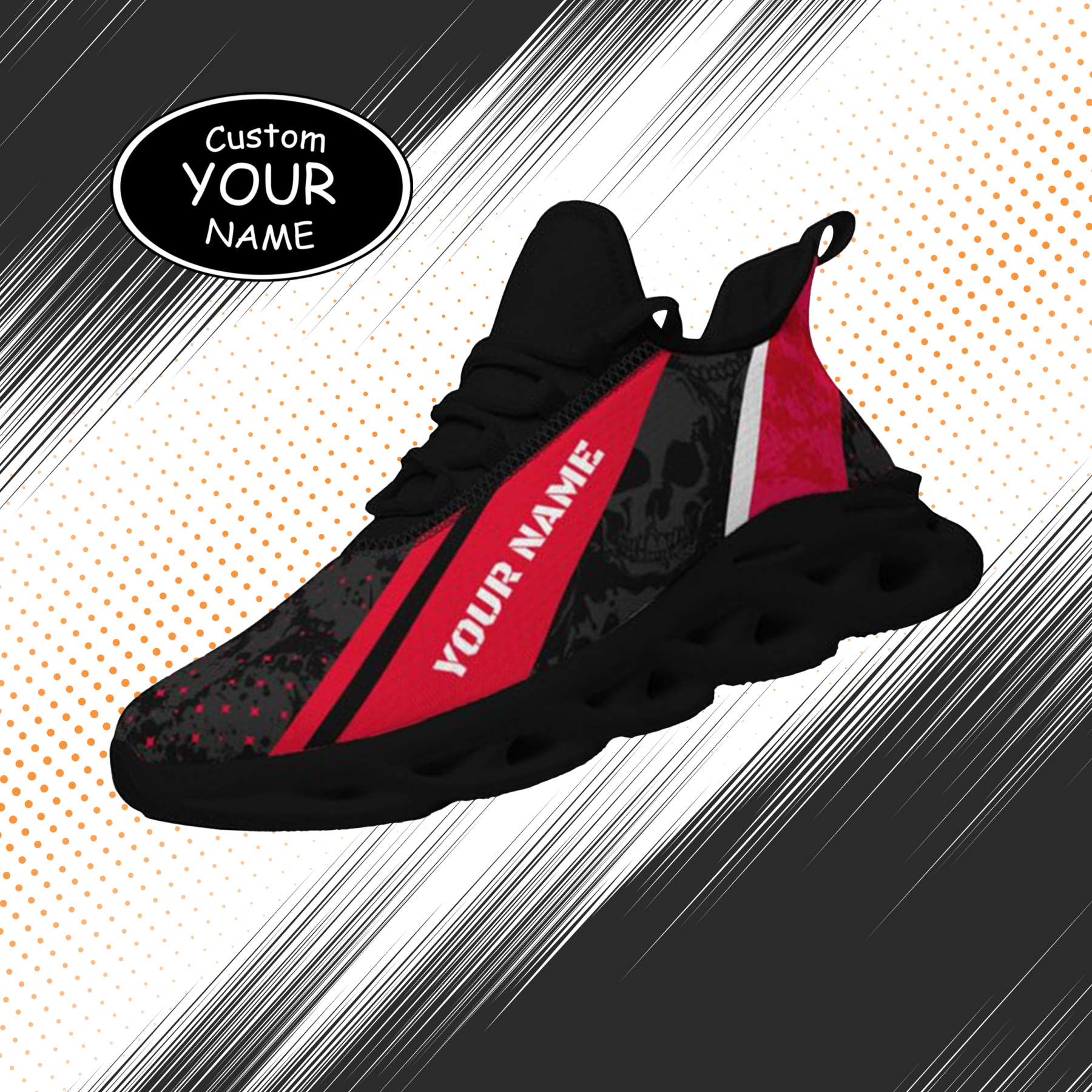 Max Sowl-25-cy-Cincinnati-24-1, Personalized Cincinnati Bearcats Custom Max Sowl Shoes, Patriotic Running Sneakers, Custom Comfortable Walking Shoes