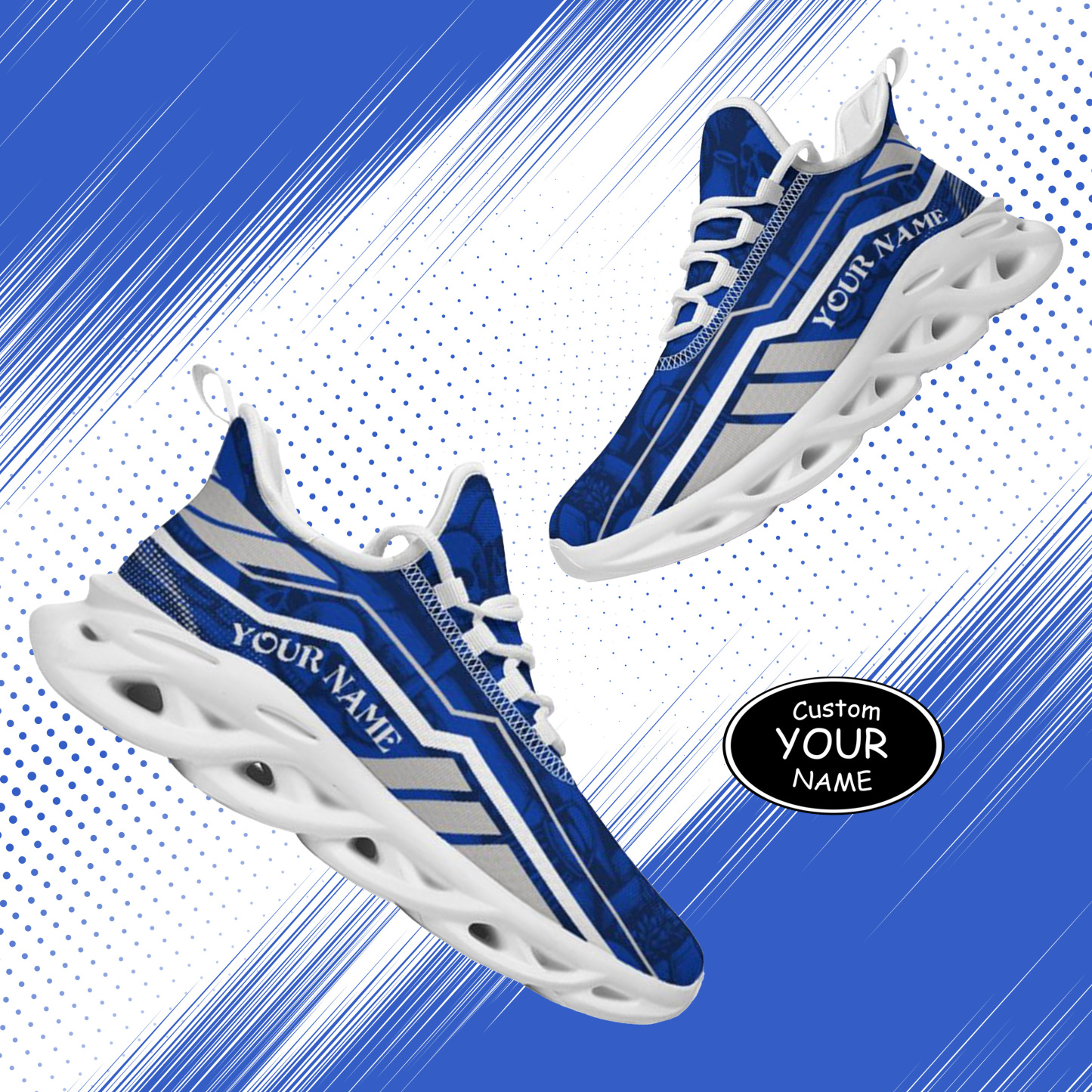 Personalized Kentucky Wildcats Custom Max Sowl Shoes, Patriotic Running Sneakers, Custom Comfortable Walking Shoes