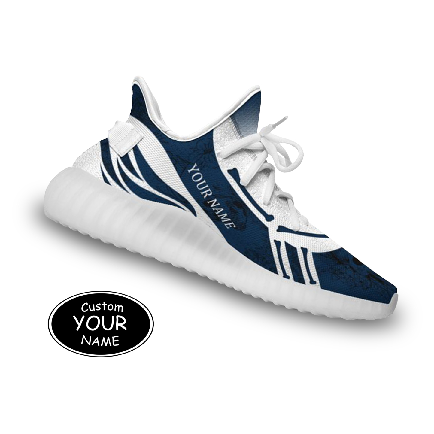 SH051-25-cy-Dallas-9-1，Personalized  Dallas Sneakers, Custom Breathable Walking Shoes, Patriotic Running Shoes