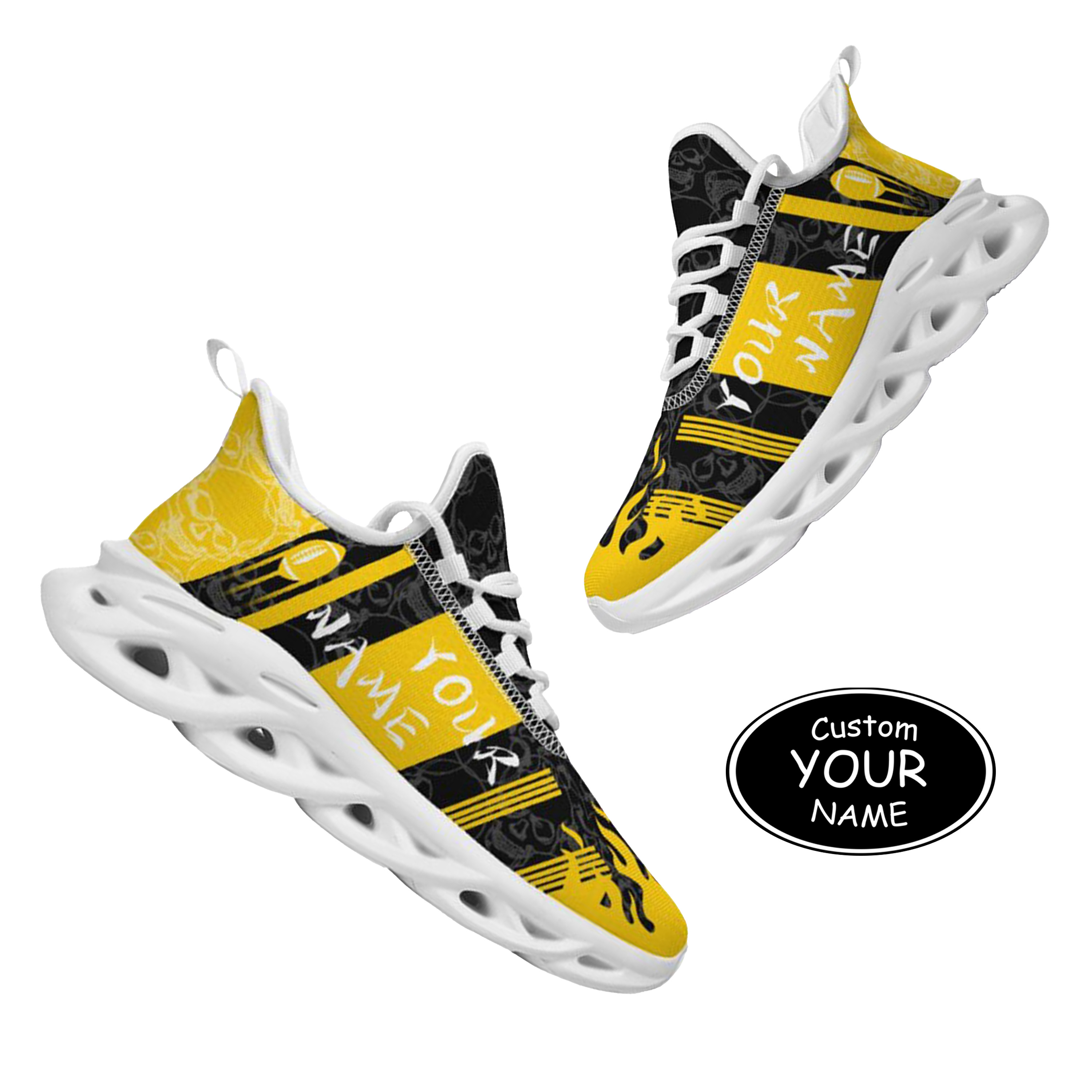 Max Sowl-25-yy-Iowa City-25-3, Personalized Iowa Hawkeyes Custom Max Sowl Shoes, Patriotic Running Sneakers, Custom Comfortable Walking Shoes