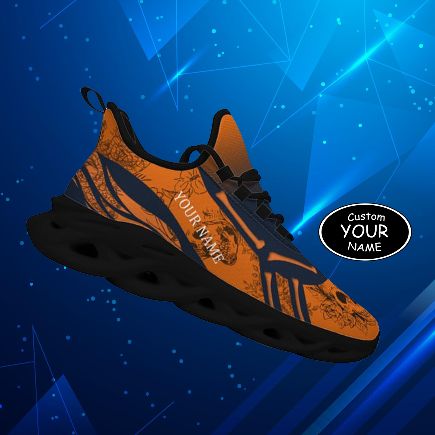 Personalized  Chicago Sneakers, Custom Breathable Walking Shoes, Patriotic Running Shoes,Max Sowl-25-cy-Chicago-7-1