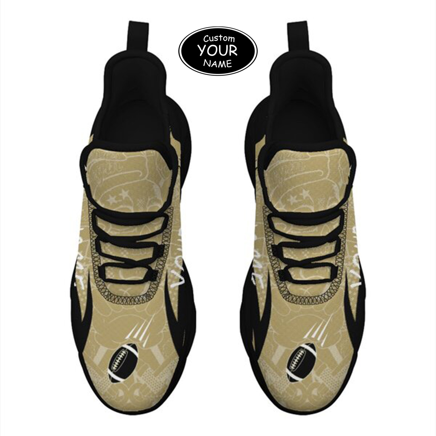 Max Sowl-25-yy-Orlando-11-4, Personalized UCF Knights Custom Max Sowl Shoes, Personalized Sport Footwear, Custom Color-Blocked Running Shoes