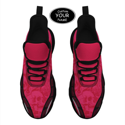 Max Sowl-25-cy-Columbus-3-2, Personalized Ohio State Buckeyes Custom Max Sowl Shoes, Patriotic Running Sneakers, Custom Comfortable Walking Shoes