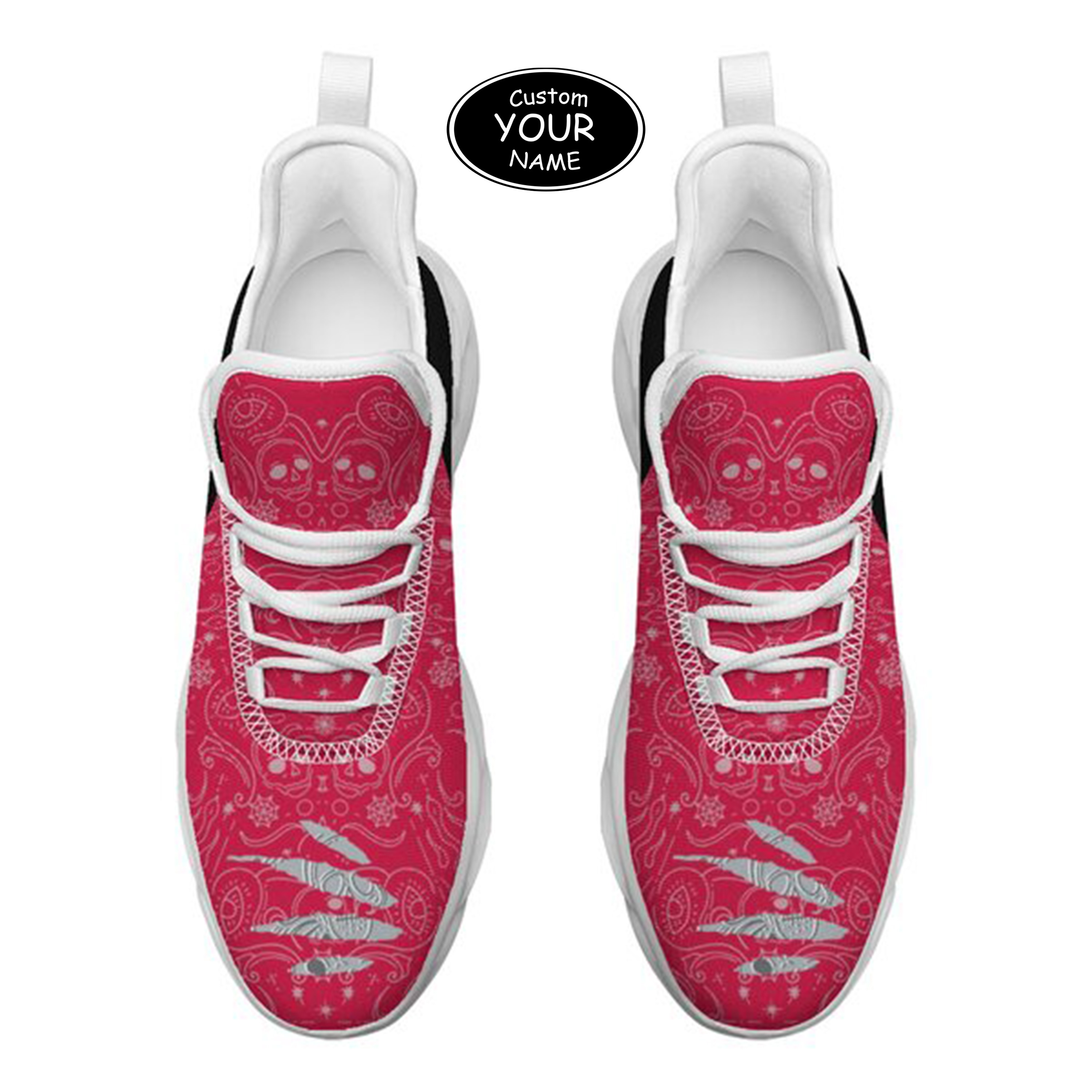 Max Sowl-25-yy-Columbus-3-2, Personalized Ohio State Buckeyes Custom Max Sowl Shoes, Patriotic Running Sneakers, Custom Comfortable Walking Shoes