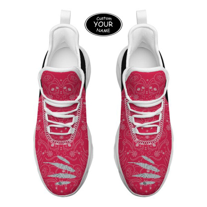 Max Sowl-25-yy-Columbus-3-2, Personalized Ohio State Buckeyes Custom Max Sowl Shoes, Patriotic Running Sneakers, Custom Comfortable Walking Shoes