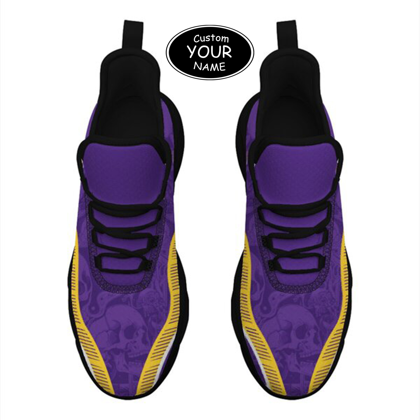 Max Sowl-25-cy-Baton Rouge-6-2, Personalized LSU Tigers Custom Max Sowl Shoes, Patriotic Running Sneakers, Custom Comfortable Walking Shoes