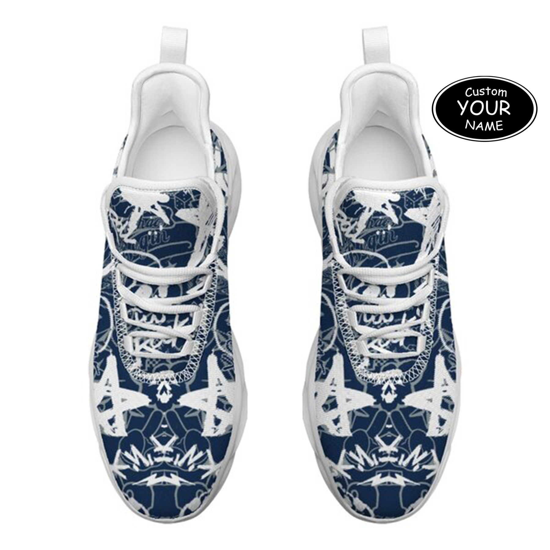 Max Sowl-25-yy-Dallas-9-8, Personalized Dallas Sneakers, Custom Breathable Walking Shoes, Patriotic Running Shoes