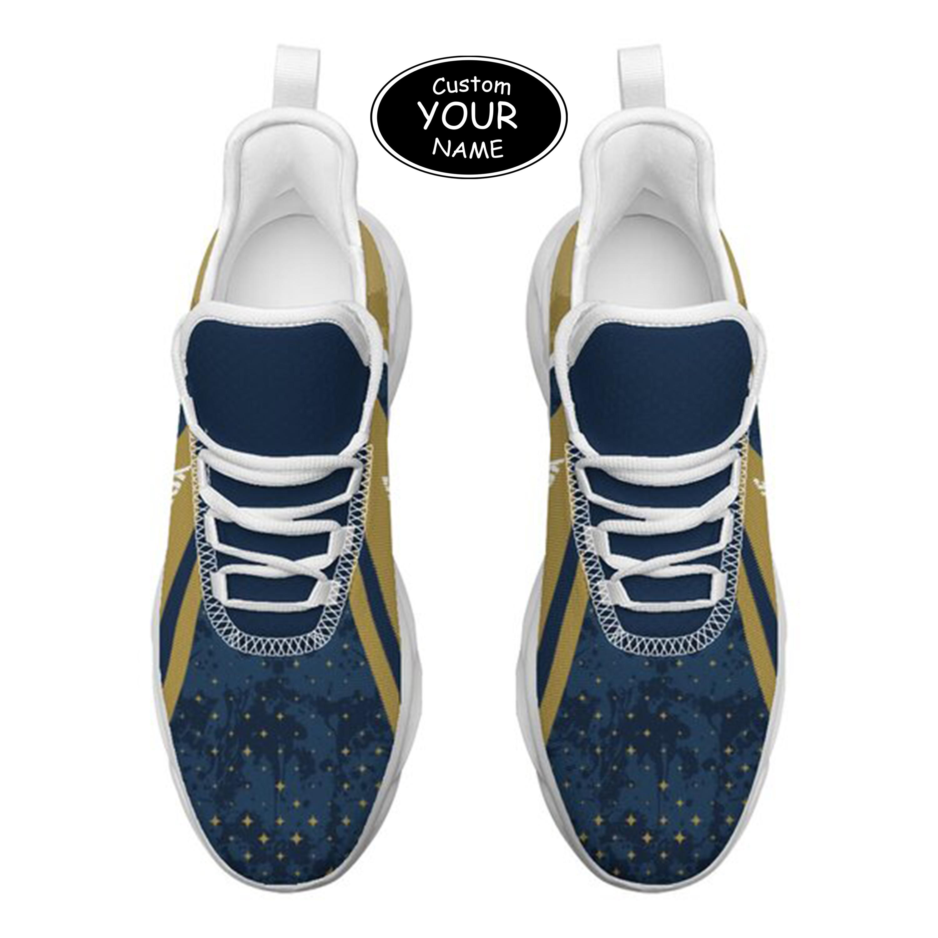 Max Sowl-25-cy-South Bend-5-1, Personalized Notre Dame Fighting Irish Custom Max Sowl Shoes, Patriotic Running Sneakers, Custom Comfortable Walking Shoes