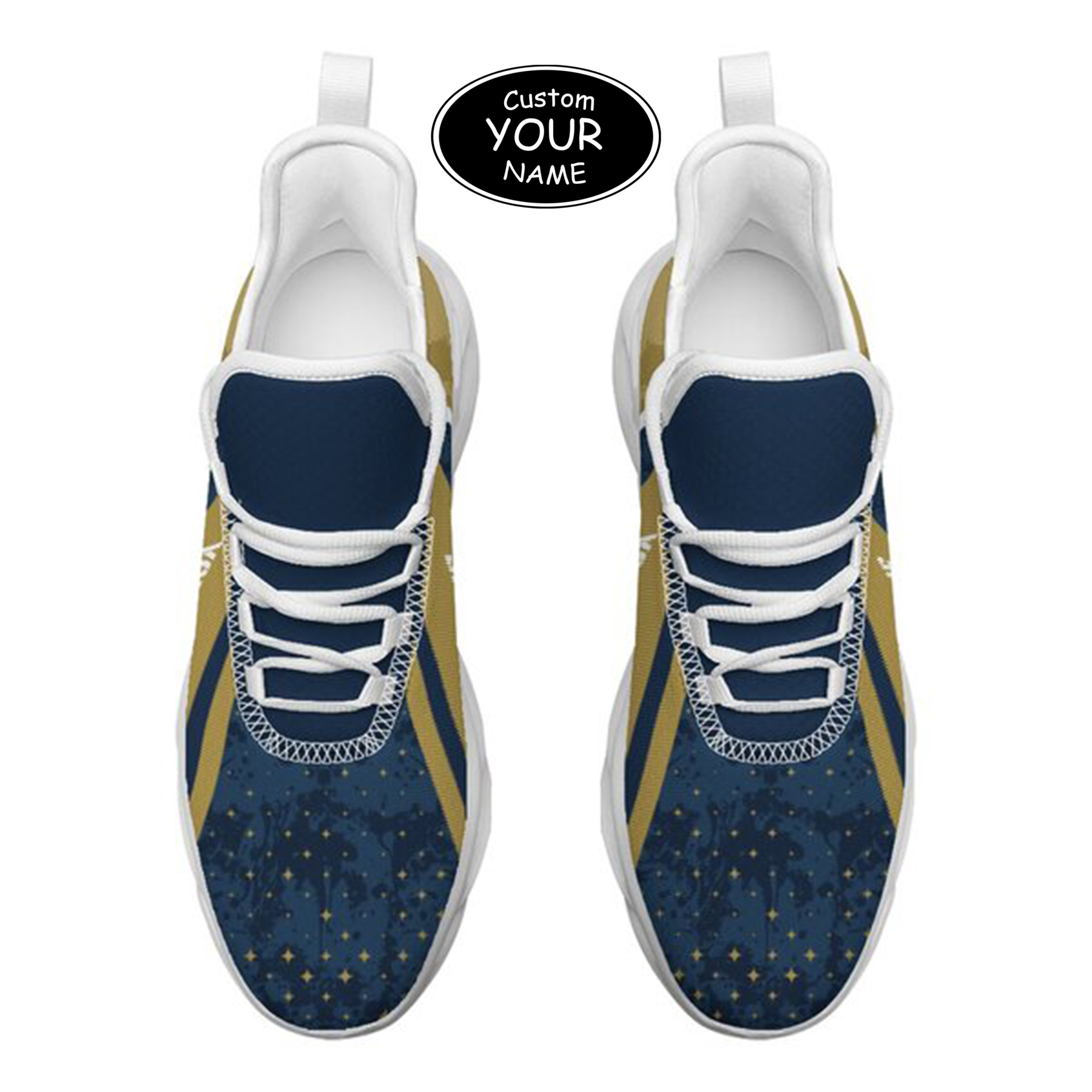 Max Sowl-25-cy-South Bend-5-1, Personalized Notre Dame Fighting Irish Custom Max Sowl Shoes, Patriotic Running Sneakers, Custom Comfortable Walking Shoes