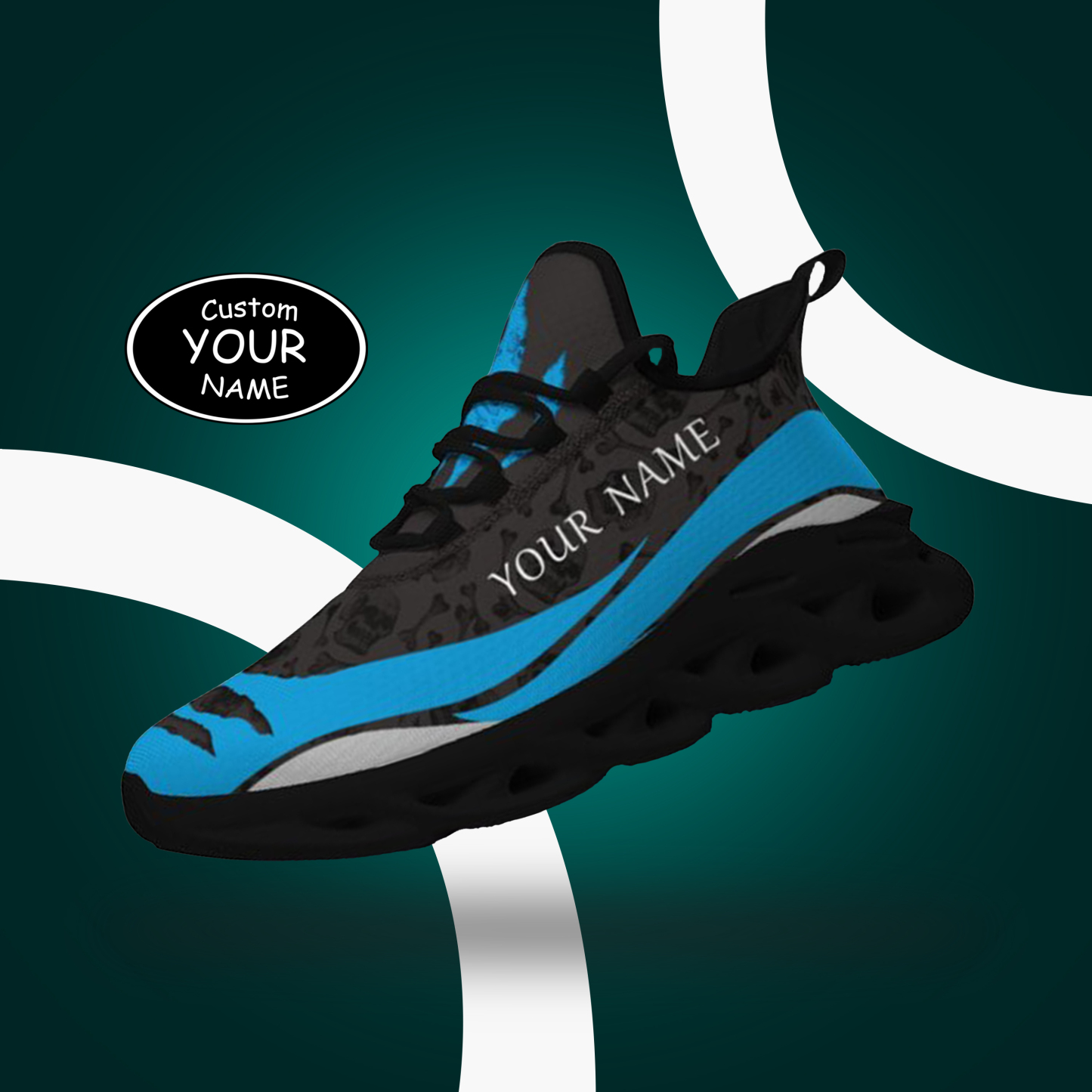 Personalized New York Sneakers, Custom Breathable Walking Shoes, Patri