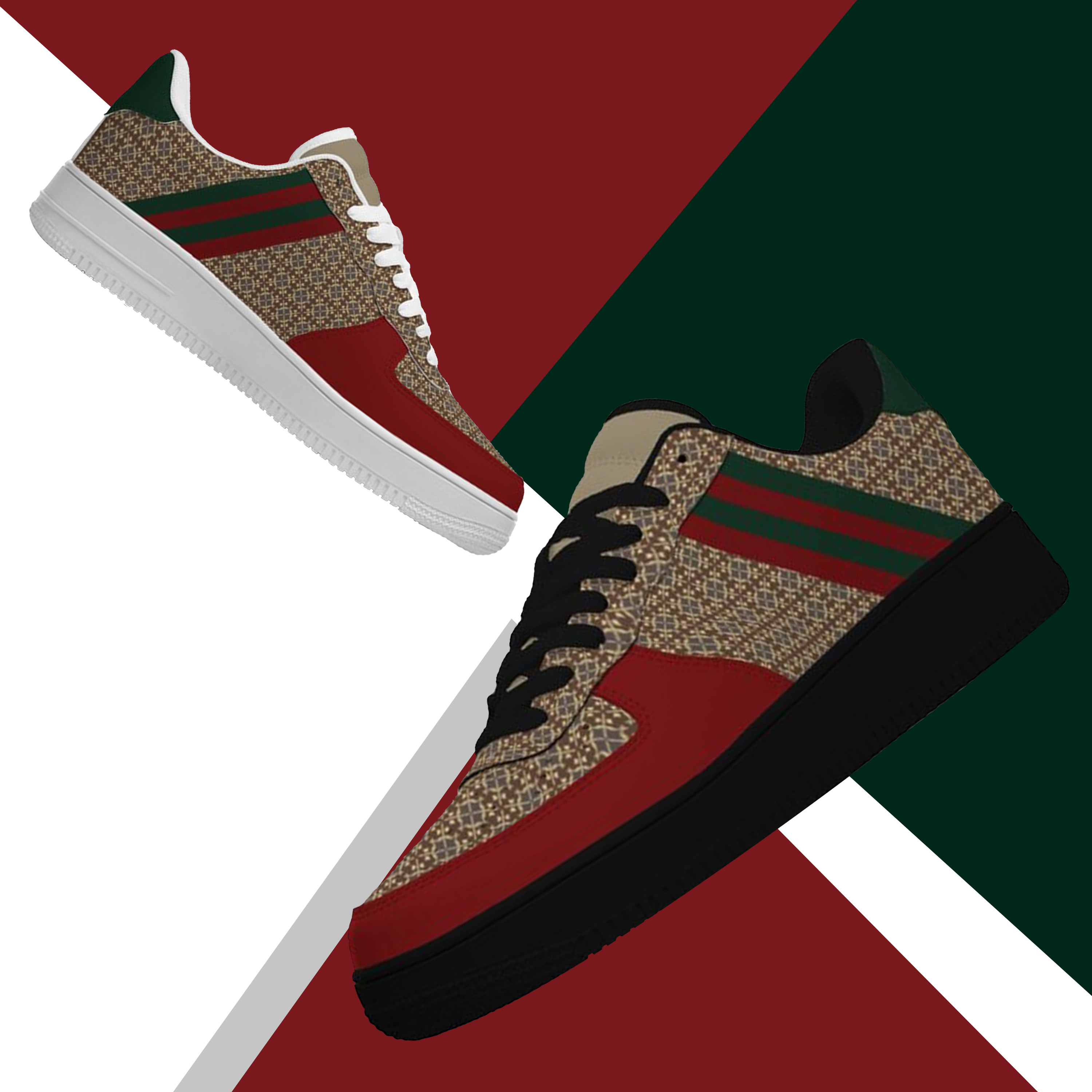 Air Force 1-25-yy-Quiet Luxe-1, Personalized Light Luxury Vintage Sneakers for Men Women, Soft-Sole Shoes, Breathable and Comfort Walking Shoes for Casual Dress, Gift for Birthday、Christmas