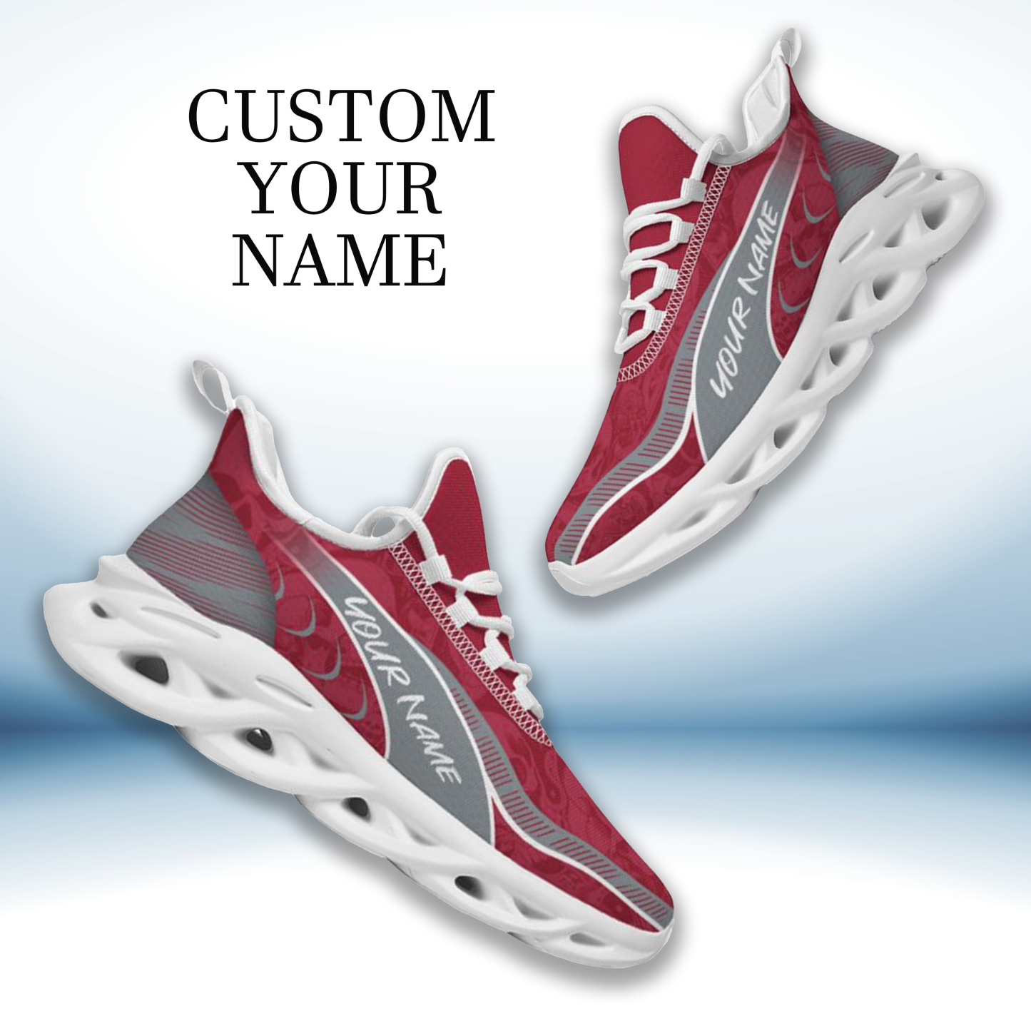 Max Sowl-25-cy-Tuscaloosa-2-2, Personalized Alabama Crimson Tide Custom Max Sowl Shoes, Patriotic Running Sneakers, Custom Comfortable Walking Shoes