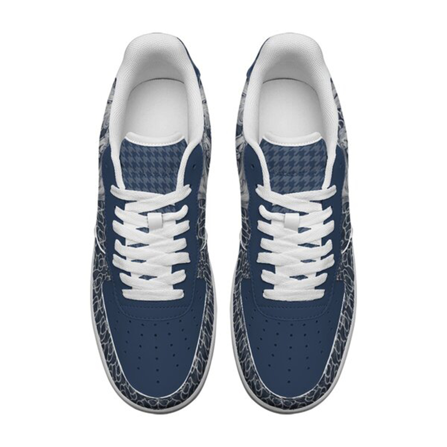 Air Force 1-25-cy-Quiet Luxe-4, Personalized Light Luxury Vintage Sneakers, Breathable Running Shoes, Printed Luxury-inspired Design, Anti-Slip Athletic Shoes, Lightweight Walking Sneakers