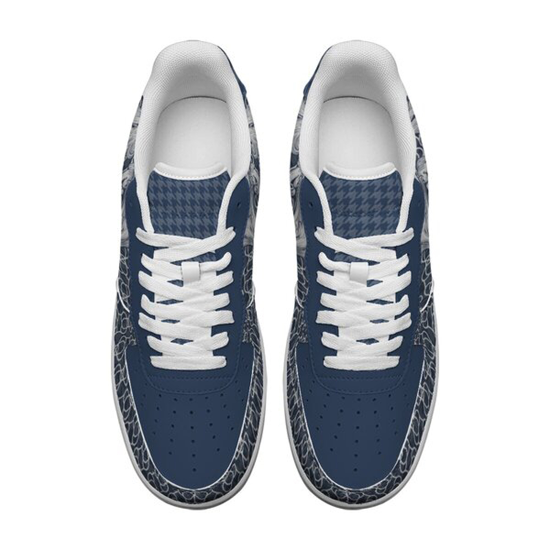 Air Force 1-25-cy-Quiet Luxe-4, Personalized Light Luxury Vintage Sneakers, Breathable Running Shoes, Printed Luxury-inspired Design, Anti-Slip Athletic Shoes, Lightweight Walking Sneakers