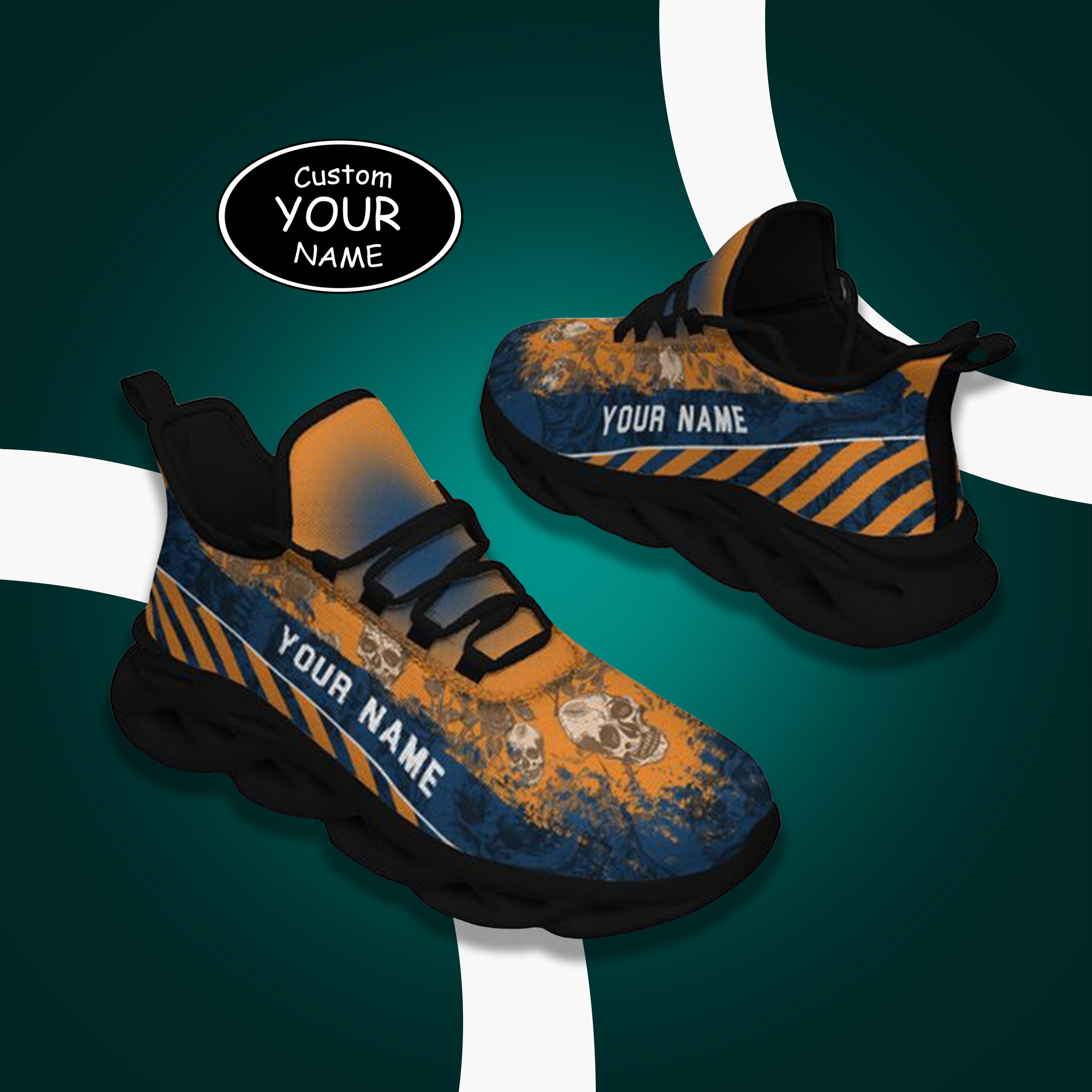 Personalized  Denver Sneakers, Custom Breathable Walking Shoes, Patriotic Running Shoes,Max Sowl-25-cy-Denver-10-2