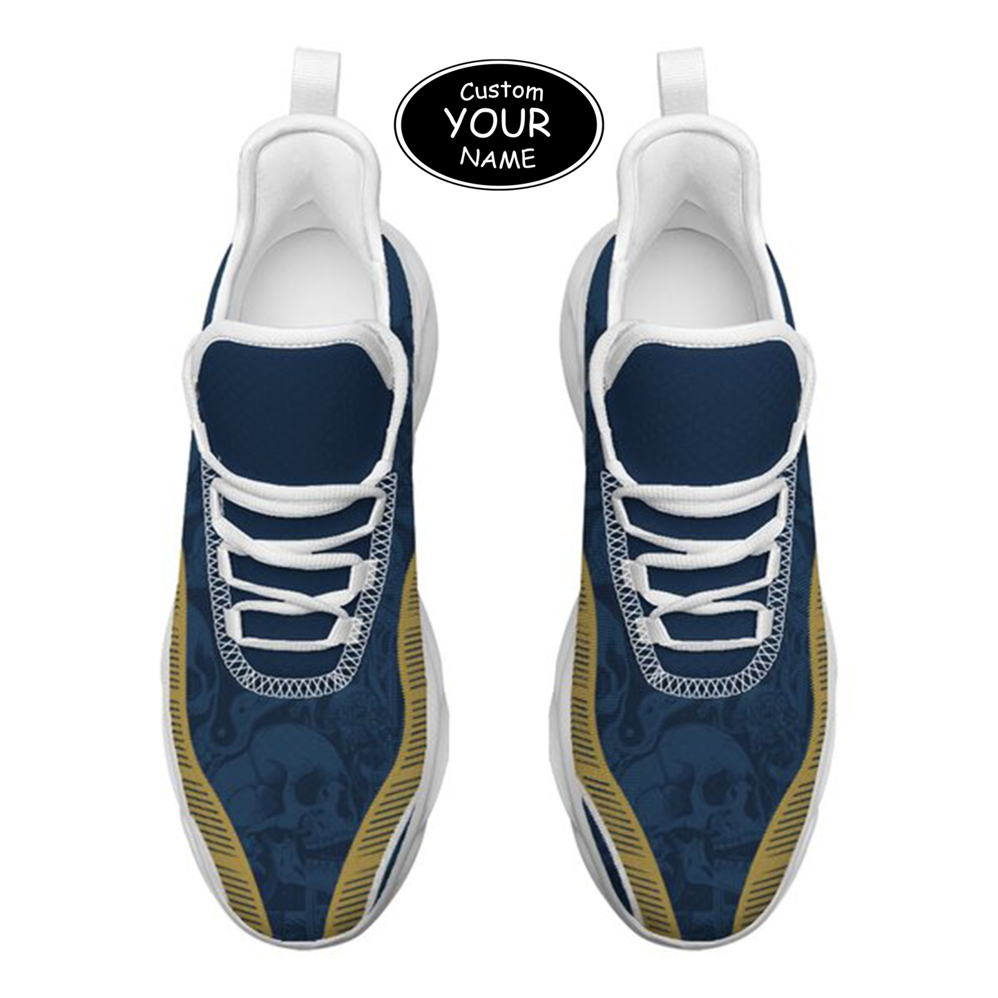 Max Sowl-25-cy-South Bend-5-2, Personalized Notre Dame Fighting Irish Custom Max Sowl Shoes, Patriotic Running Sneakers, Custom Comfortable Walking Shoes