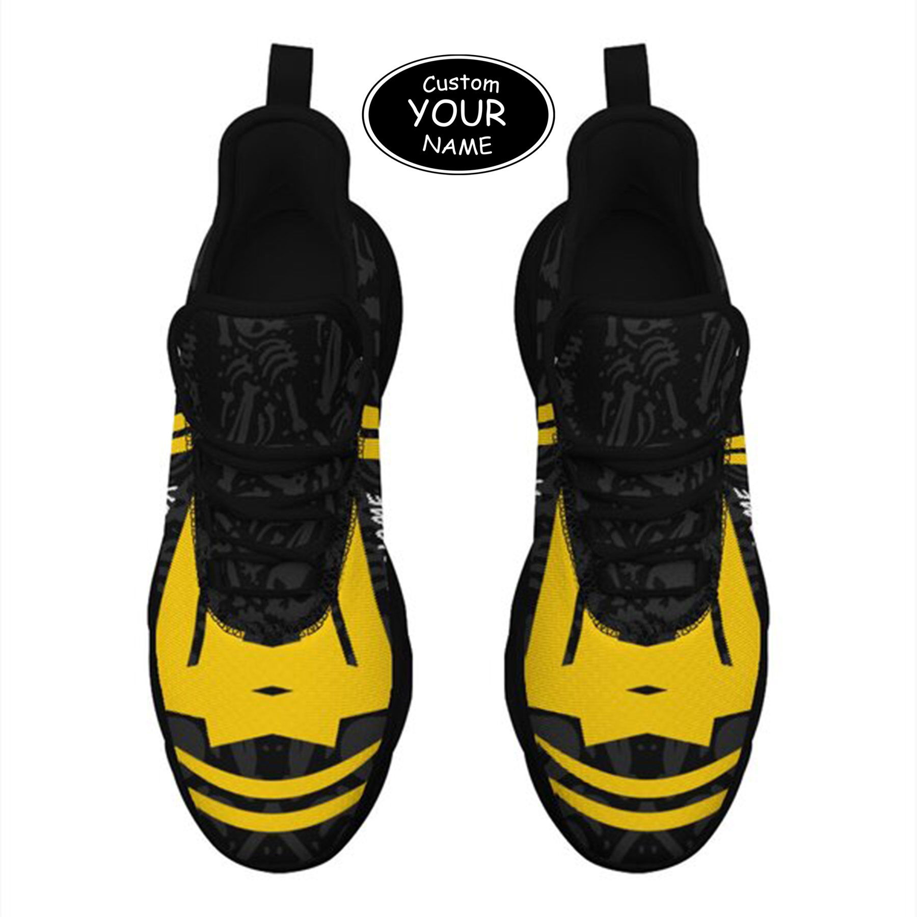 Max Sowl-25-cy-Iowa City-25-4, Personalized Iowa Hawkeyes Custom Max Sowl Shoes, Personalized Sport Footwear, Custom Color-Blocked Running Shoes