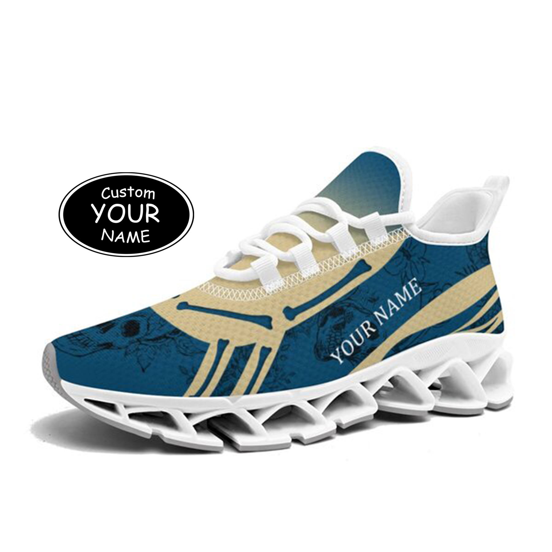 FN003-25-cy-Los Angeles-15-1，Personalized  Los Angeles Sneakers, Custom Breathable Walking Shoes, Patriotic Running Shoes