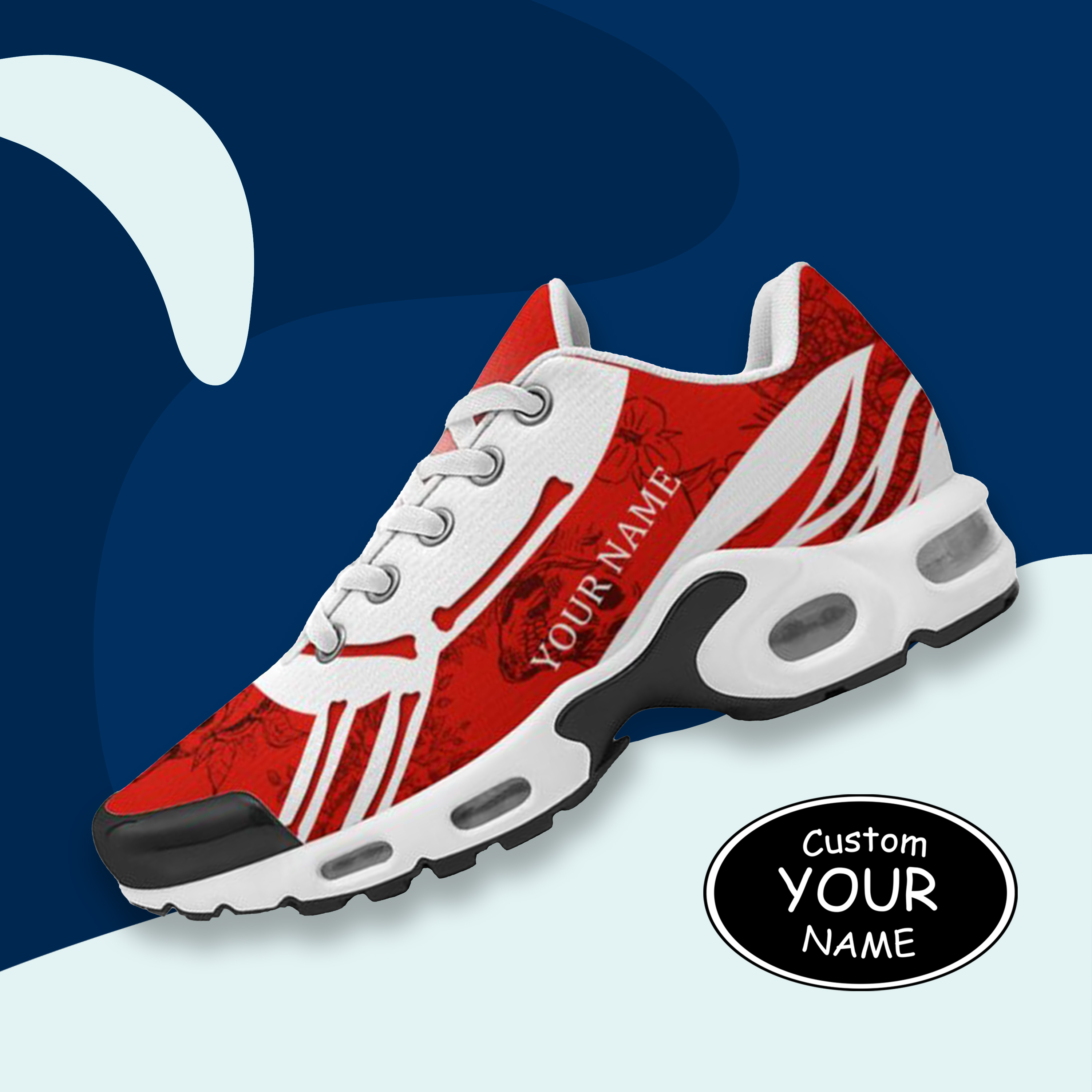 TN-25-cy-Kansas City-18-1，Personalized  Minnesota Sneakers, Custom Breathable Walking Shoes, Patriotic Running Shoes