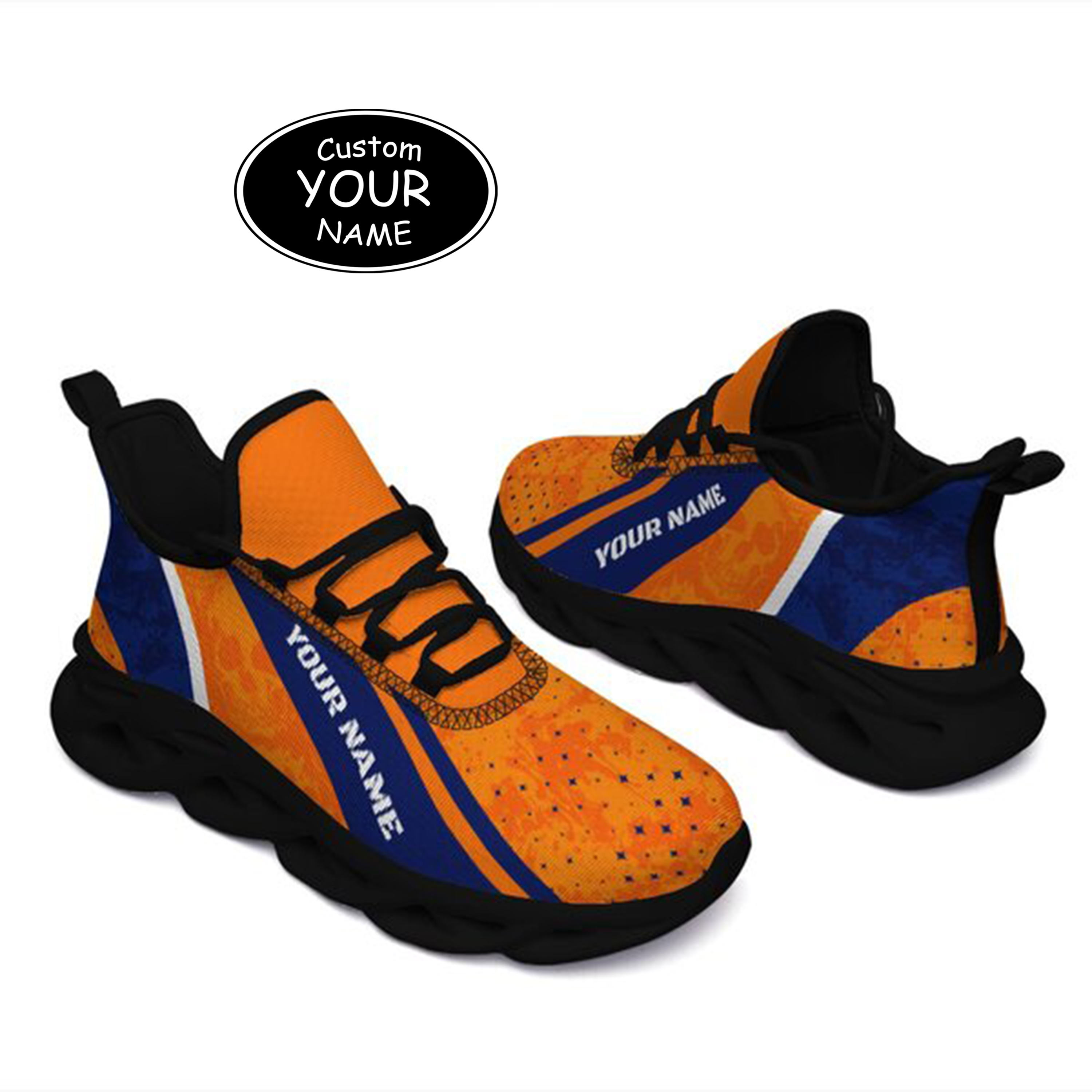 Max Sowl-25-cy-Syracuse-15-1, Personalized Syracuse Orange Custom Max Sowl Shoes, Patriotic Running Sneakers, Custom Comfortable Walking Shoes