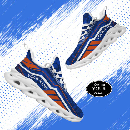 Personalized Boise State Broncos Custom Max Sowl Shoes, Patriotic Running Sneakers, Custom Comfortable Walking Shoes