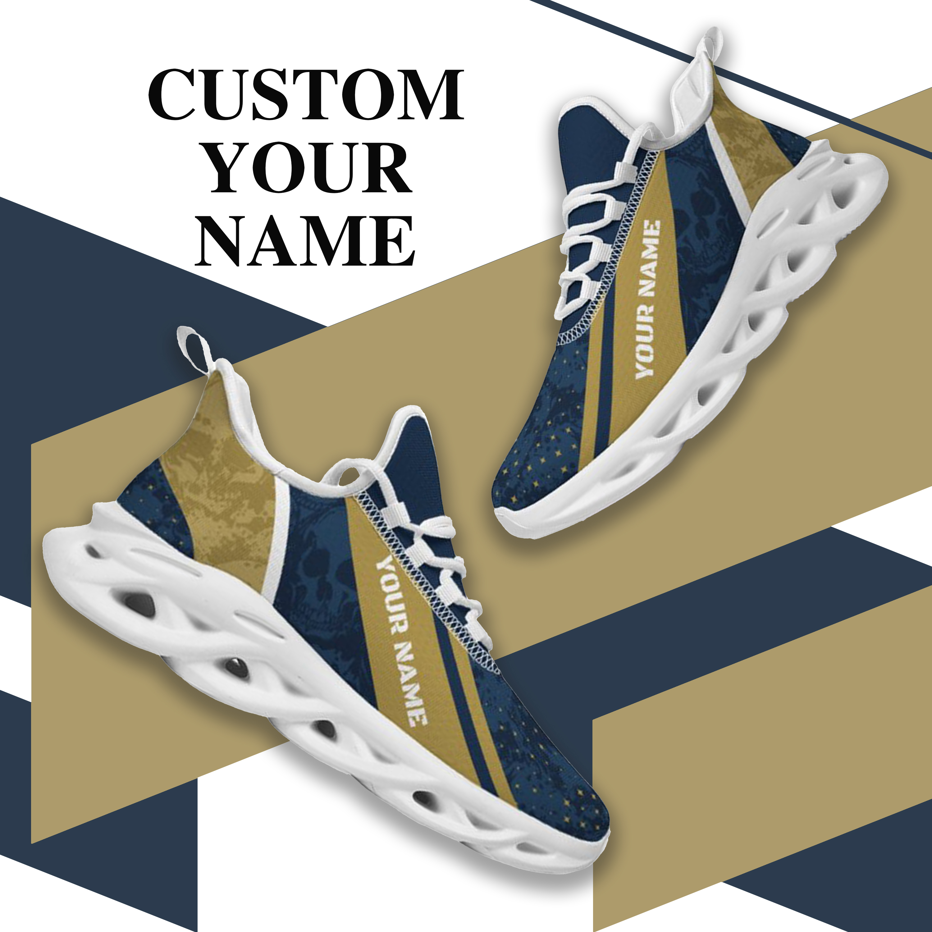 Max Sowl-25-cy-South Bend-5-1, Personalized Notre Dame Fighting Irish Custom Max Sowl Shoes, Patriotic Running Sneakers, Custom Comfortable Walking Shoes