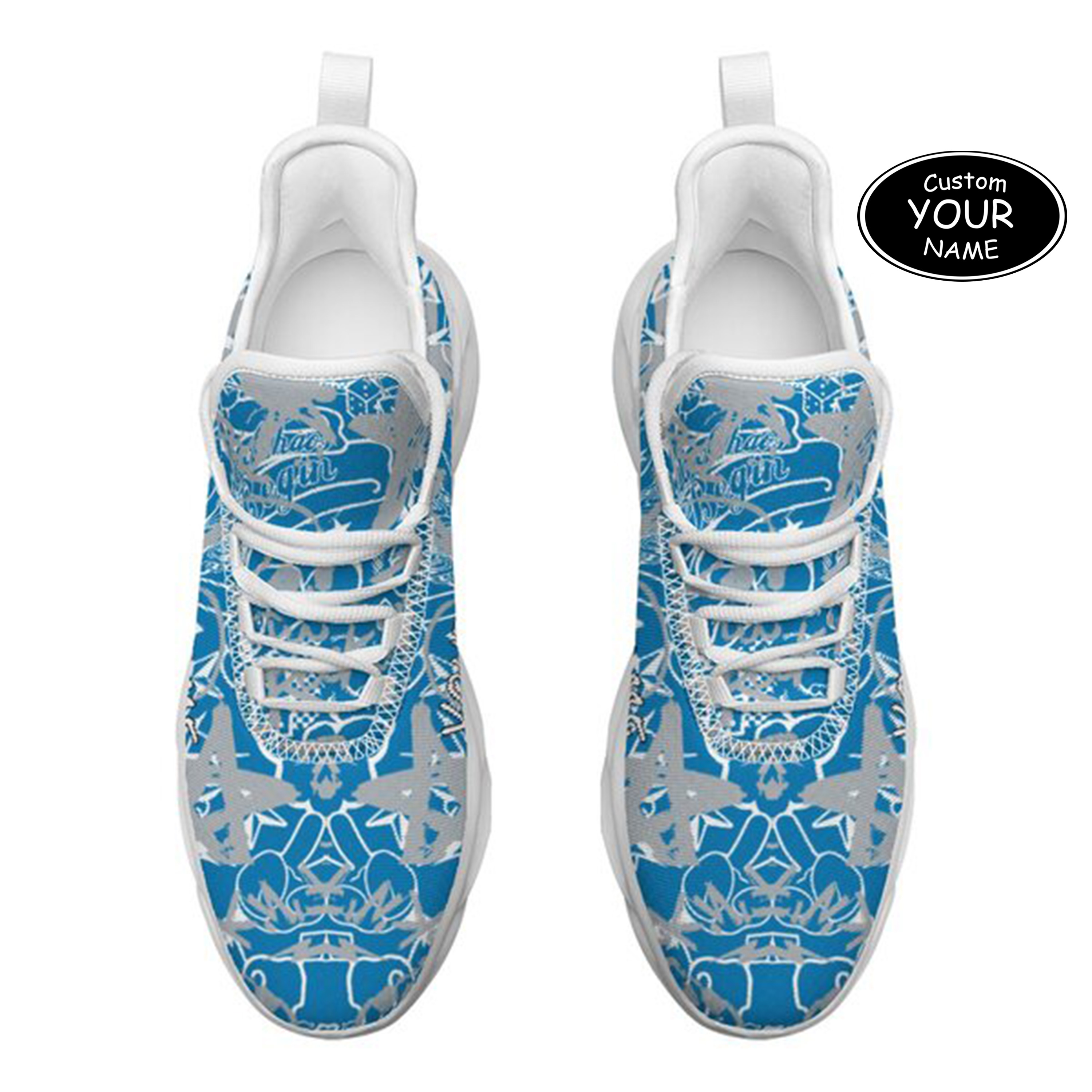 Max Sowl-25-yy-Detroit-11-8, Personalized Detroit Sneakers, Custom Breathable Walking Shoes, Patriotic Running Shoes