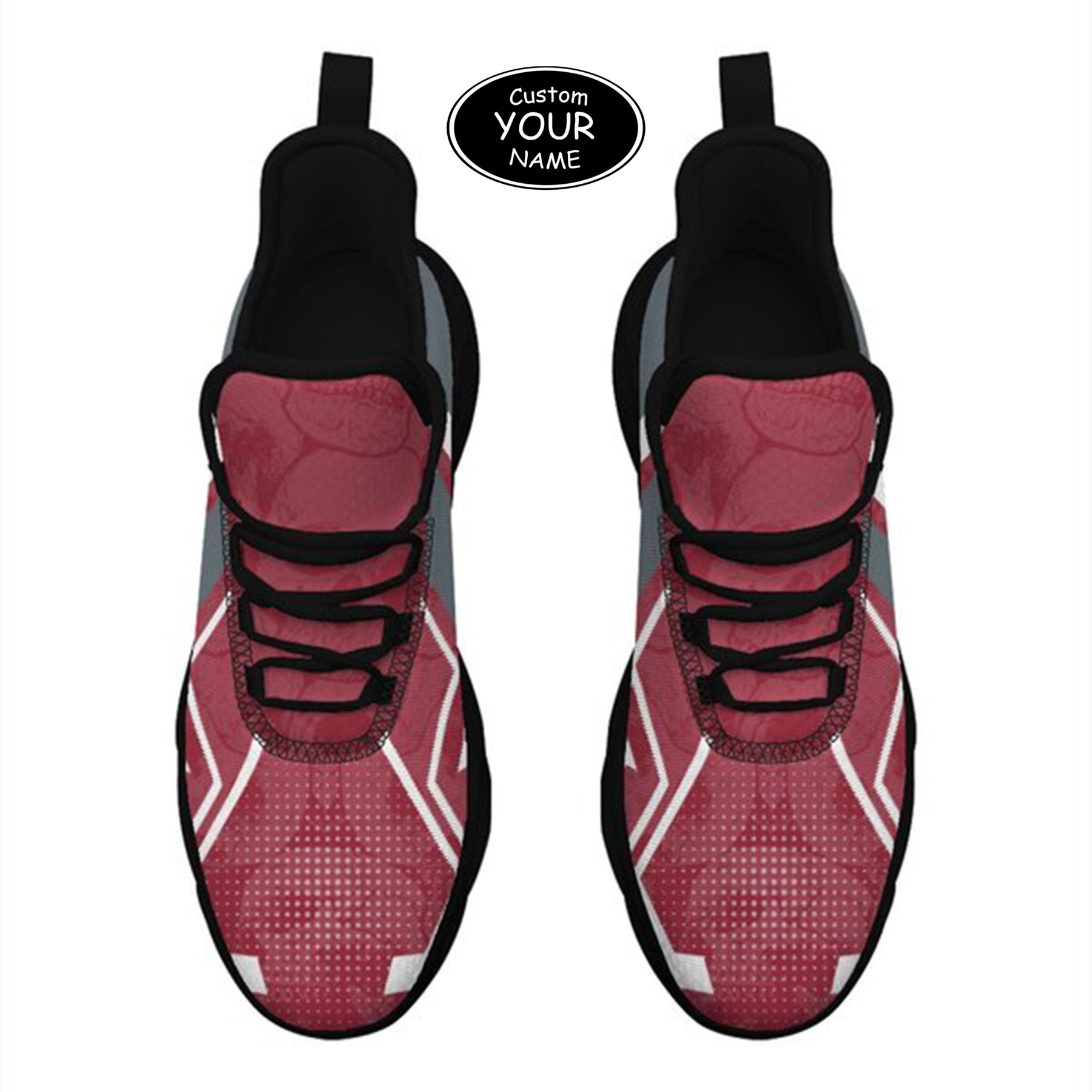 Max Sowl-25-yy-Pullman-10-5, Personalized Washington State Cougars Custom Max Sowl Shoes, Personalized Skull Sport Footwear, Custom Color-Blocked Running Shoes