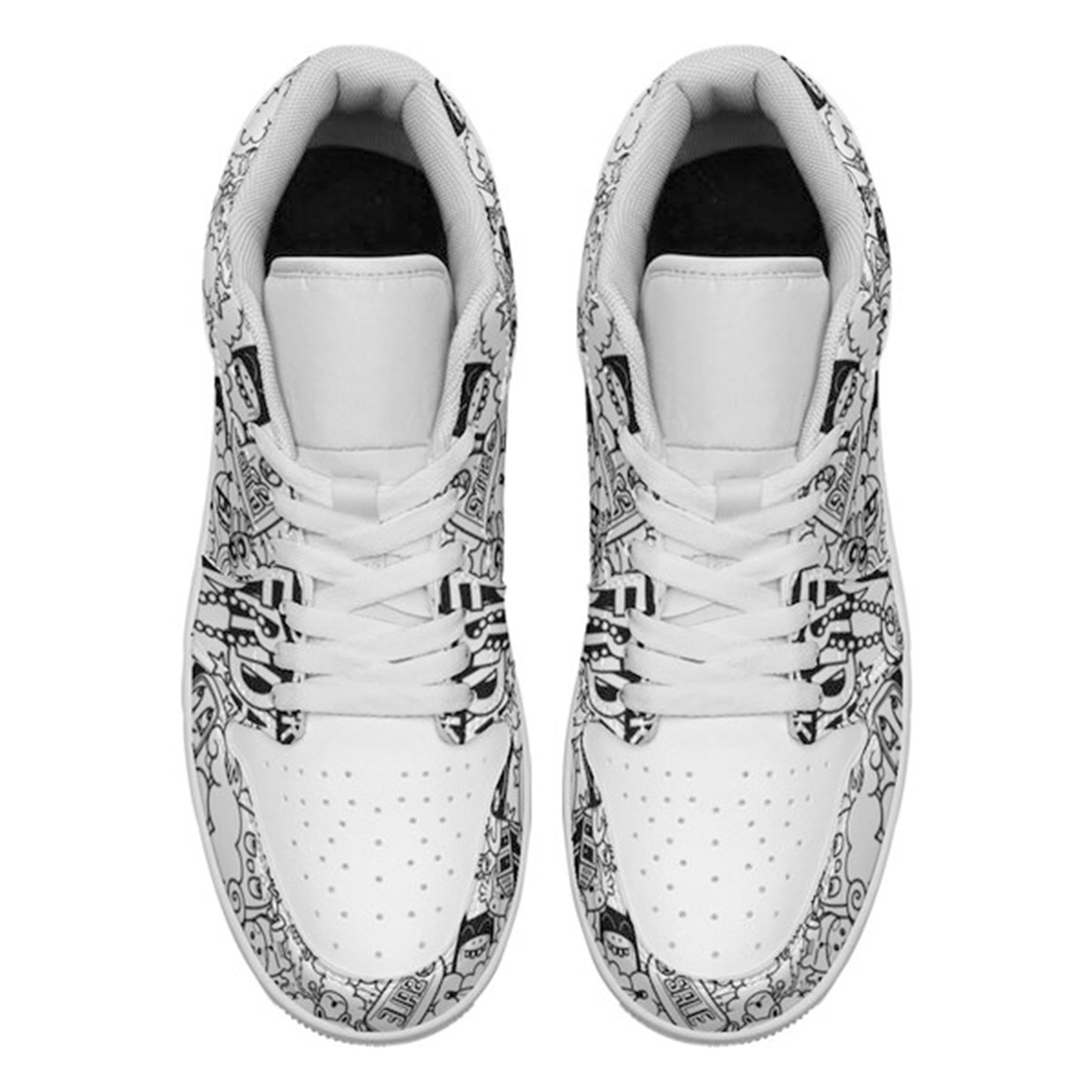 Jordan 1-25-yy-Quiet Luxe-10, Personalized Light Luxury Vintage Sneakers, Custom Printed Design, Light Breathable, Casual Walking Shoes, Fashion Sneakers