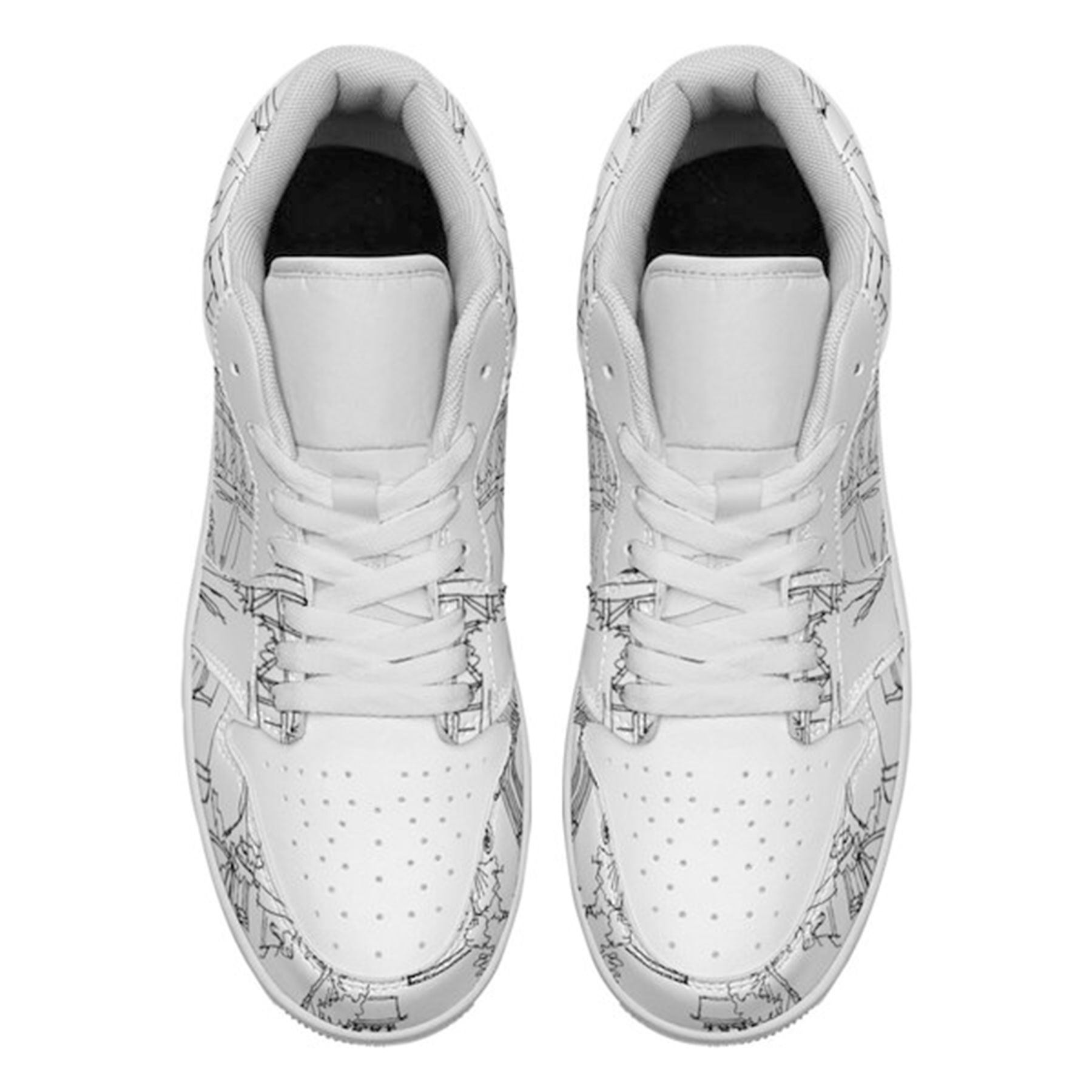 Jordan 1-25-cy-Quiet Luxe-9, Jordan 1 Retro Low Sneakers, Personalized Light Luxury Vintage Sneakers, Custom Printed Design, Light Breathable, Casual Walking Shoes, Fashion Sneakers