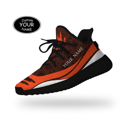 SH051-25-cy-Cleveland-8-3，Personalized  Cleveland Sneakers, Custom Breathable Walking Shoes, Patriotic Running Shoes