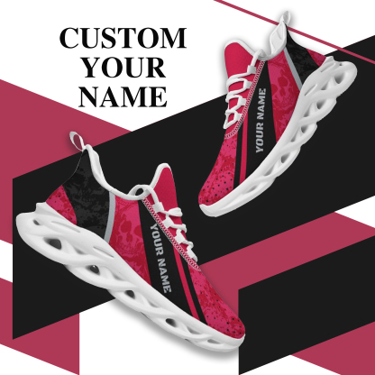 Personalized Clemson Tigers Custom Max Sowl Shoes, Patriotic Running Sneakers, Custom Comfortable Walking Shoes