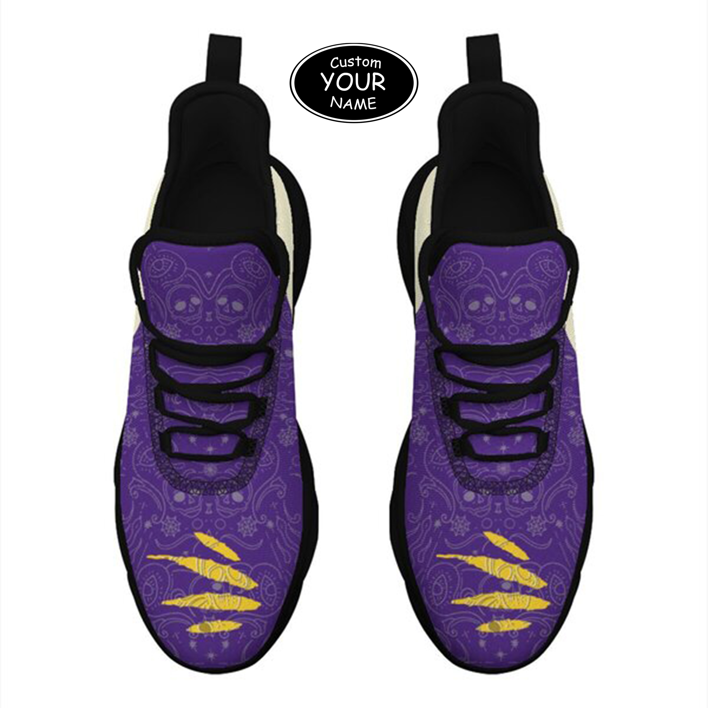 Max Sowl-25-yy-Baton Rouge-6-2, Personalized LSU Tigers Custom Max Sowl Shoes, Patriotic Running Sneakers, Custom Comfortable Walking Shoes