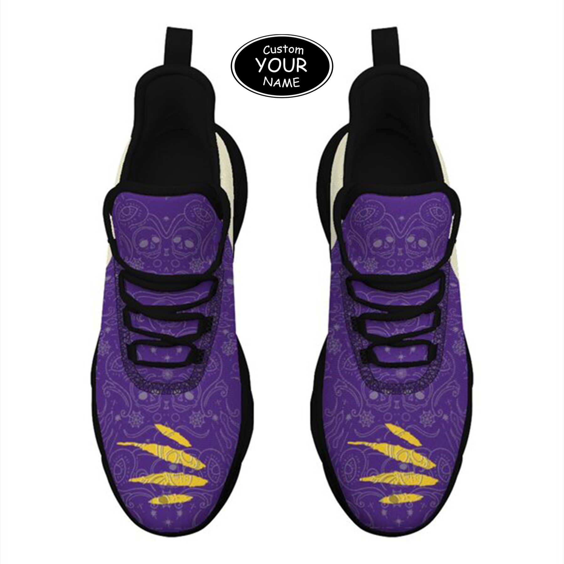 Max Sowl-25-yy-Baton Rouge-6-2, Personalized LSU Tigers Custom Max Sowl Shoes, Patriotic Running Sneakers, Custom Comfortable Walking Shoes