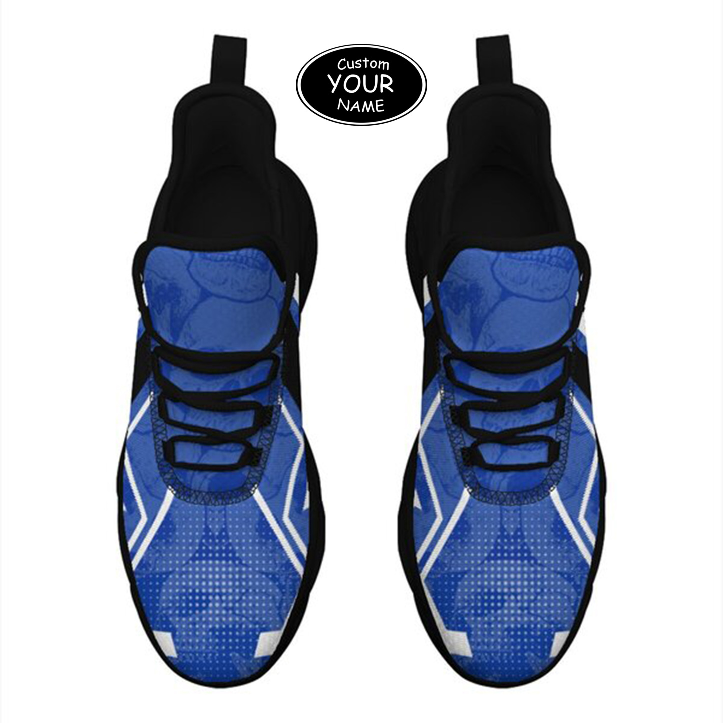 Max Sowl-25-yy-Lexington-12-5, Personalized Kentucky Wildcats Custom Max Sowl Shoes, Personalized Skull Sport Footwear, Custom Color-Blocked Running Shoes