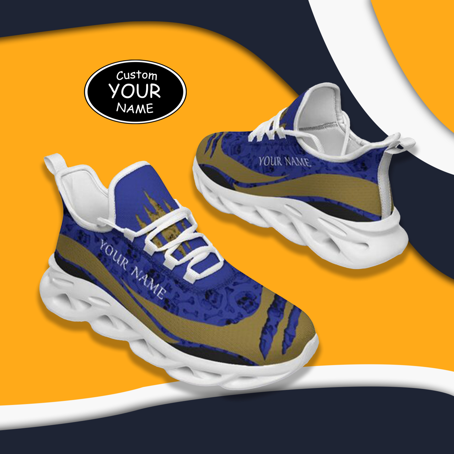  Max Sowl-25-cy-Baltimore-2-3，Personalized Baltimore Sneakers, Custom Breathable Walking Shoes, Patriotic Running Shoes
