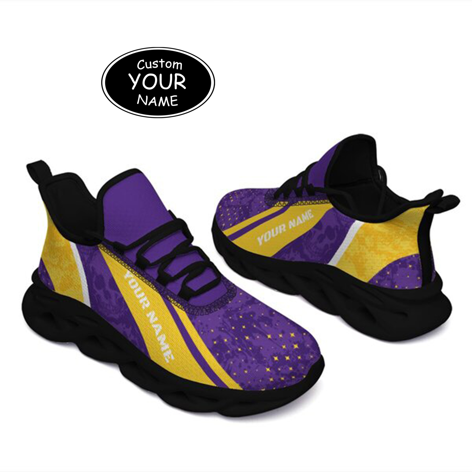 Max Sowl-25-cy-Baton Rouge-6-1, Personalized LSU Tigers Custom Max Sowl Shoes, Patriotic Running Sneakers, Custom Comfortable Walking Shoes