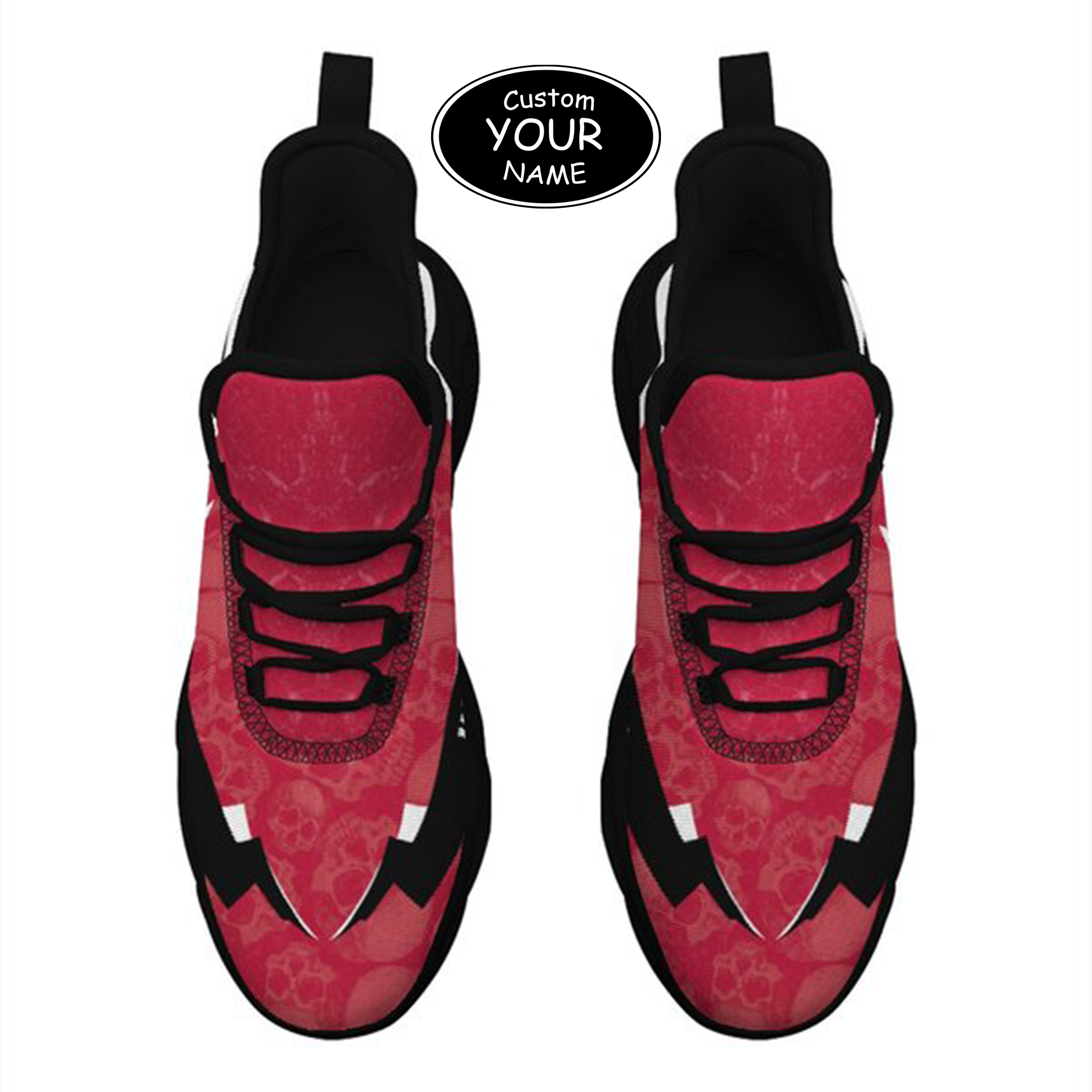 Max Sowl-25-cy-Athens-8-6, Personalized Georgia Bulldogs Custom Max Sowl Shoes, Personalized Skull Sport Footwear, Custom Color-Blocked Running Shoes