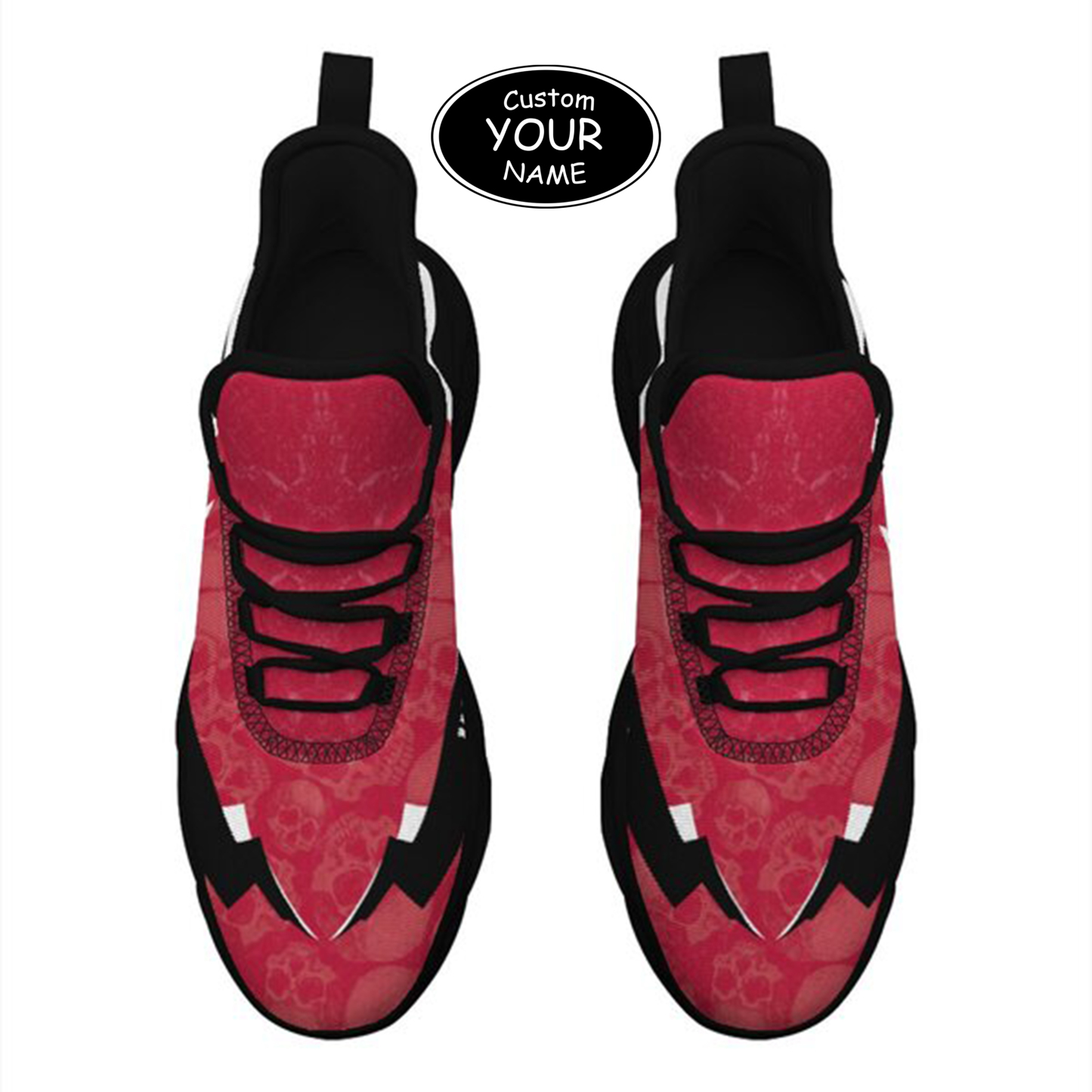 Max Sowl-25-cy-Athens-8-6, Personalized Georgia Bulldogs Custom Max Sowl Shoes, Personalized Skull Sport Footwear, Custom Color-Blocked Running Shoes