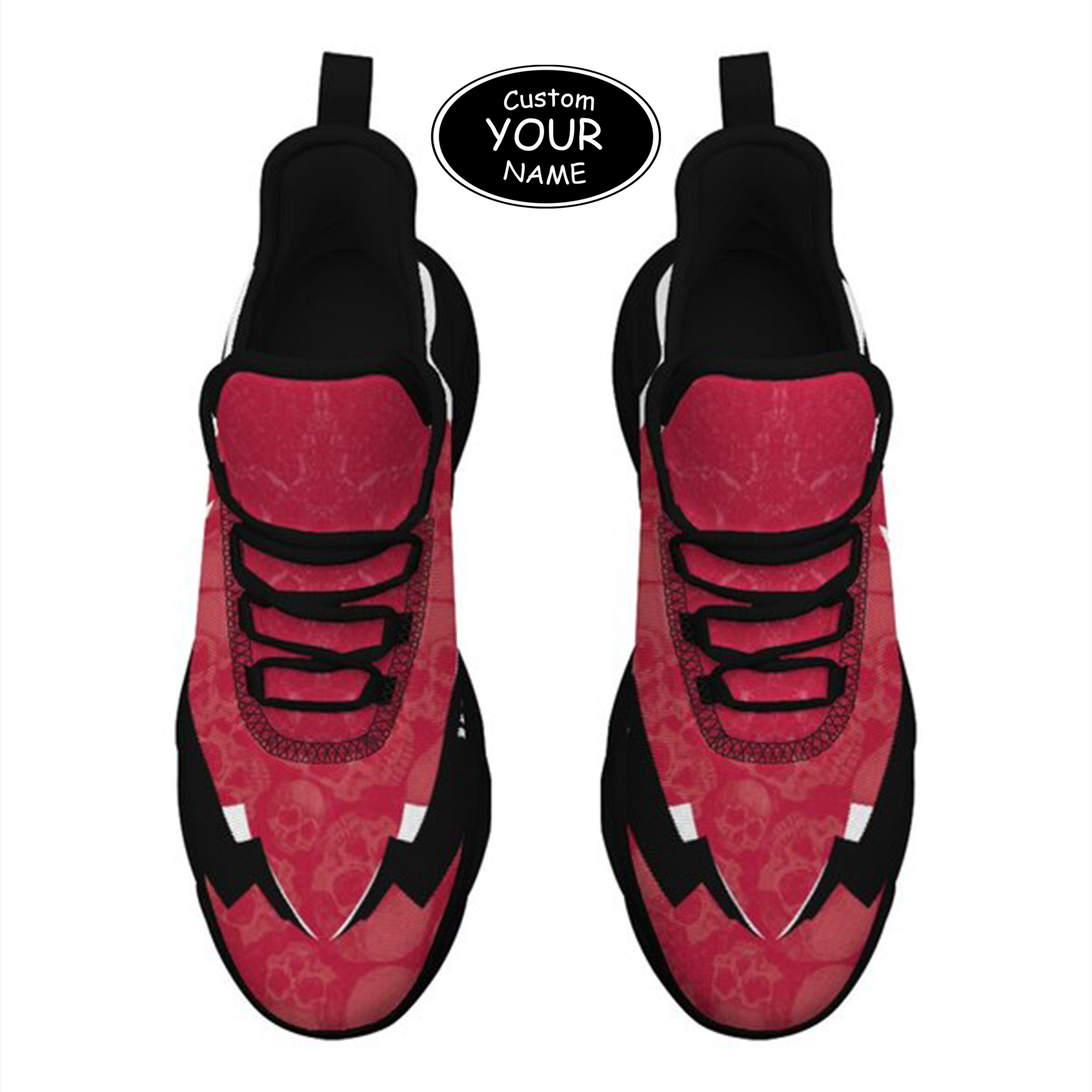 Max Sowl-25-cy-Athens-8-6, Personalized Georgia Bulldogs Custom Max Sowl Shoes, Personalized Skull Sport Footwear, Custom Color-Blocked Running Shoes