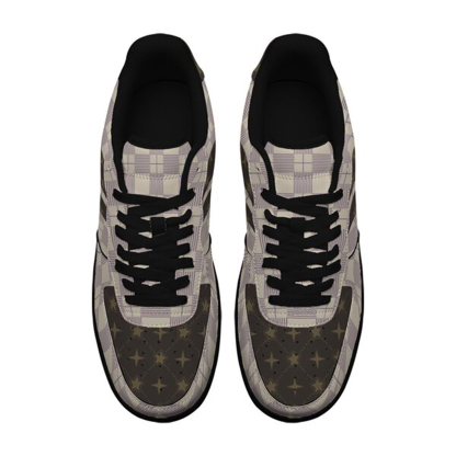Air Force 1-25-cy-Quiet Luxe-5, Personalized Light Luxury Vintage Sneakers, Breathable Running Shoes, Luxury-inspired Design, Anti-Slip Athletic Shoes, Comfort  Walking  Sneakers