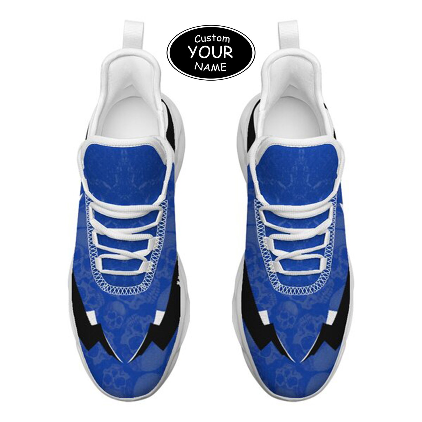 Max Sowl-25-cy-Lexington-12-6, Personalized Kentucky Wildcats Custom Max Sowl Shoes, Personalized Skull Sport Footwear, Custom Color-Blocked Running Shoes