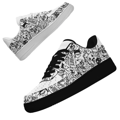 Air Force 1-25-yy-Quiet Luxe-10, Personalized Light Luxury Vintage Sneakers, Custom Printed Design, Light Breathable, Casual Walking Shoes, Fashion Sneakers