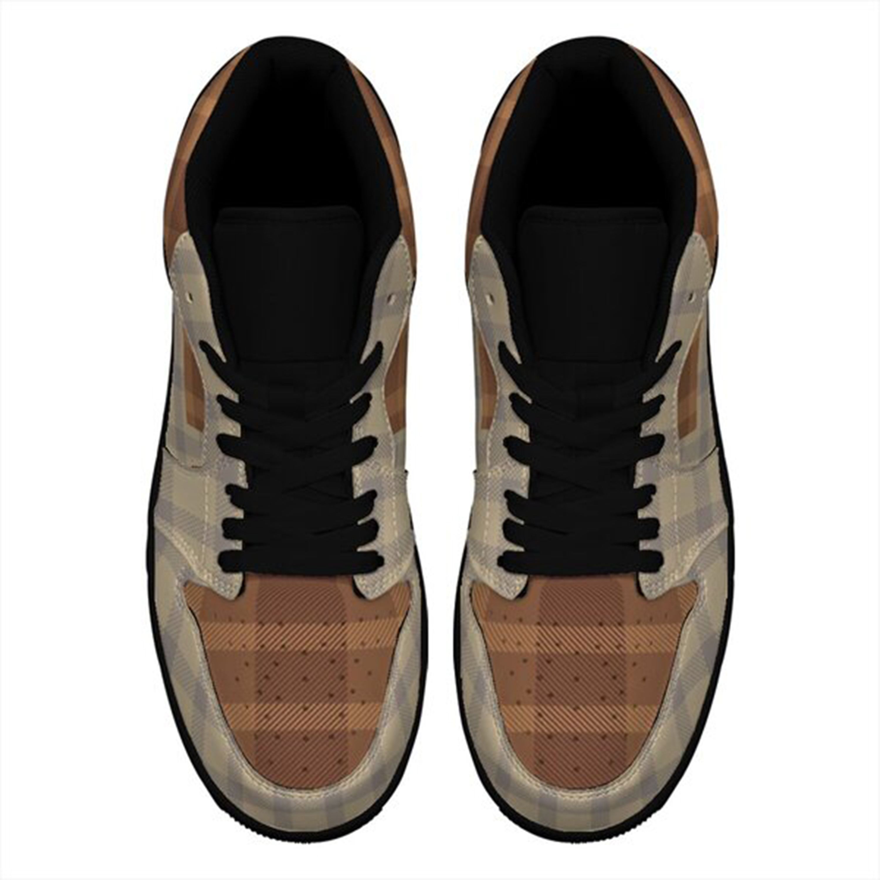 Jordan 1-25-yy-Quiet Luxe-8, Personalized Light Luxury Vintage Sneakers, Custom Patchwork Design, Light Breathable, Casual Walking Shoes, Fashion Sneakers