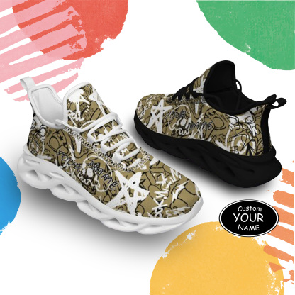 Max Sowl-25-yy-New Orleans-19-8, Personalized New Orleans Sneakers, Custom Breathable Walking Shoes, Patriotic Running Shoes