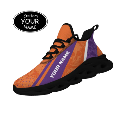 Max Sowl-25-cy-Clemson-1-1, Personalized Clemson Tigers Custom Max Sowl Shoes, Patriotic Running Sneakers, Custom Comfortable Walking Shoes