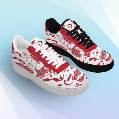 Air Force 1-25-yy-Quiet Luxe-9, Personalized Light Luxury Vintage Sneakers, Custom Printed Design, Light Breathable, Casual Walking Shoes, Fashion Sneakers