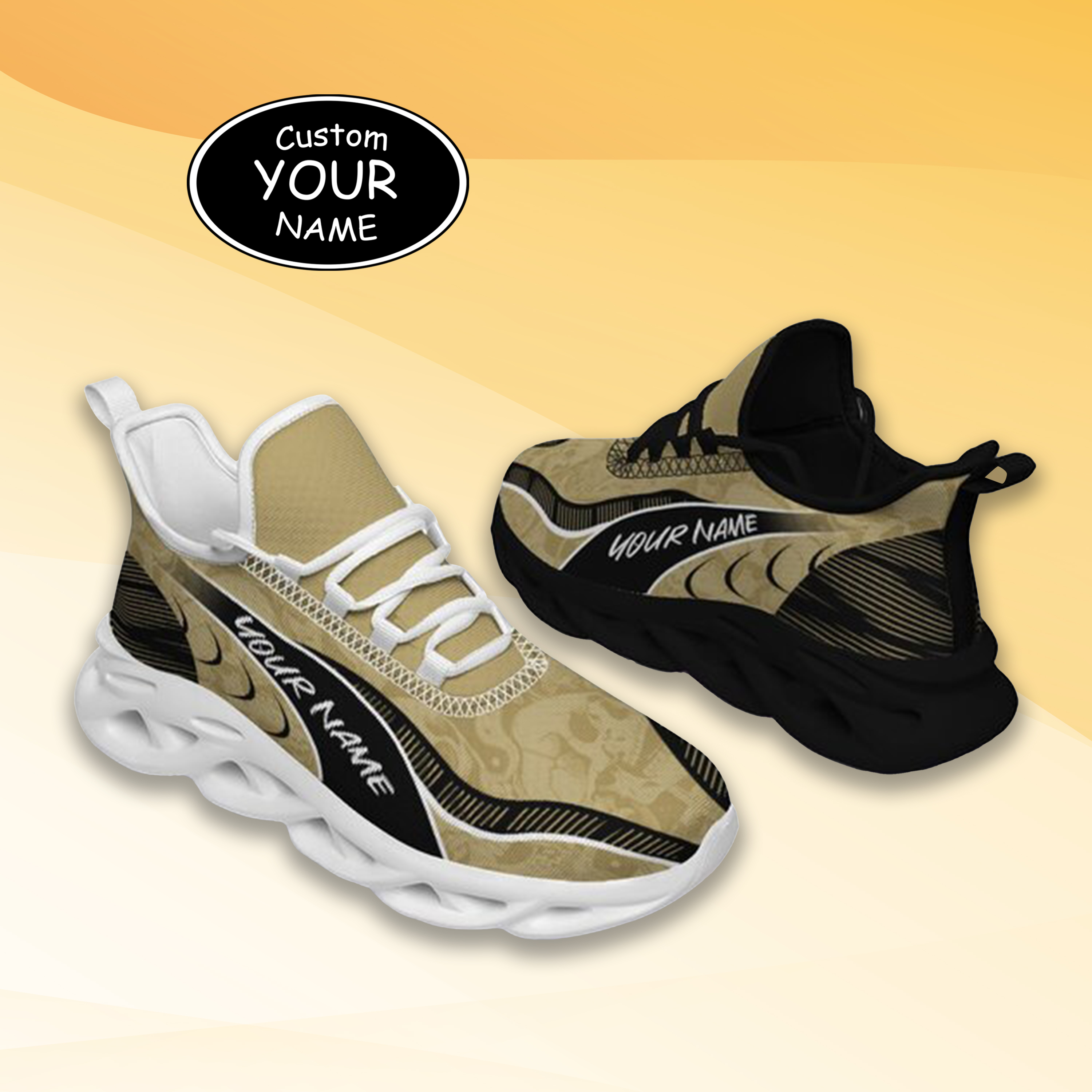 Max Sowl-25-cy-Orlando-11-2, Personalized UCF Knights Custom Max Sowl Shoes, Patriotic Running Sneakers, Custom Comfortable Walking Shoes