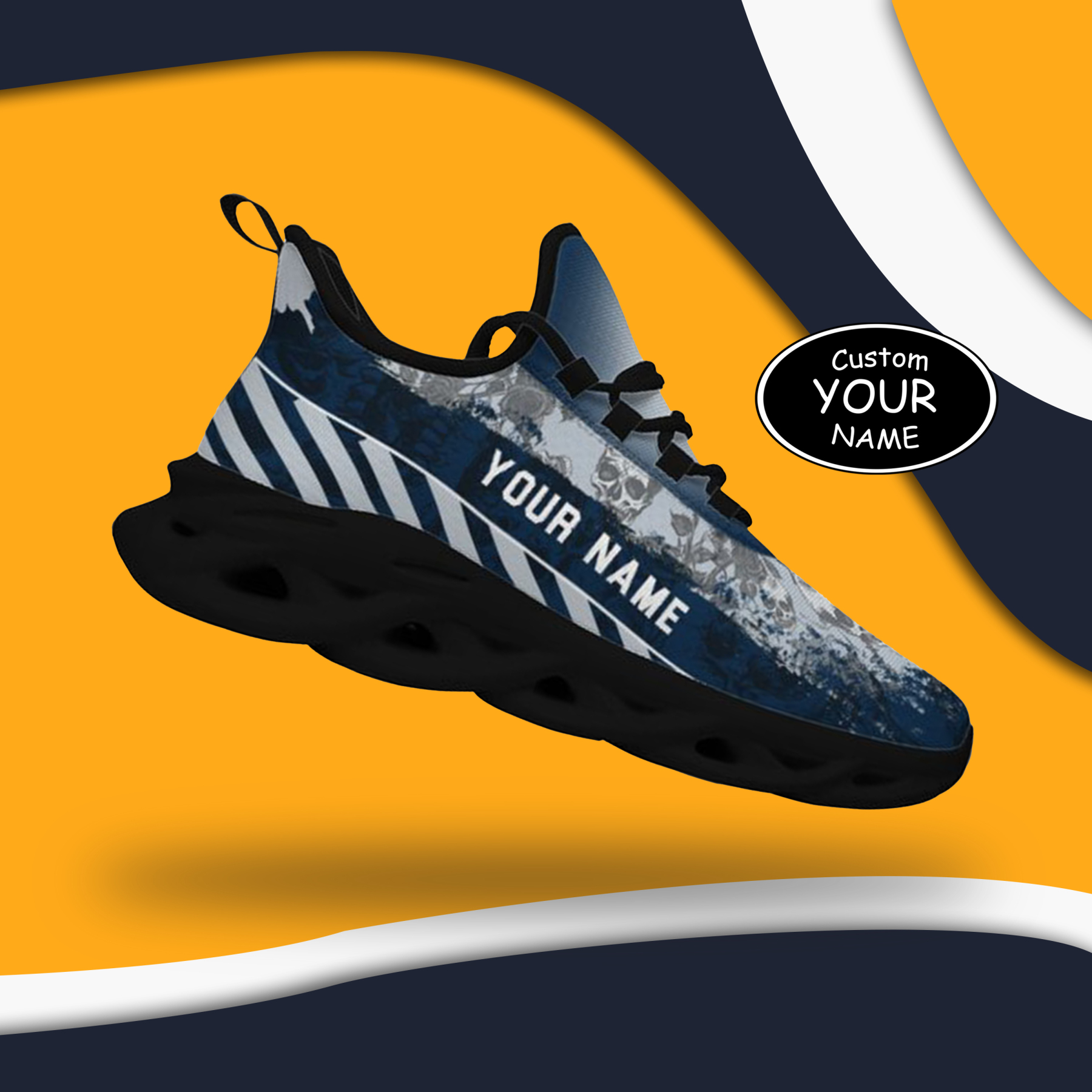 Personalized  Dallas Sneakers, Custom Breathable Walking Shoes, Patriotic Running Shoes,Max Sowl-25-cy-Dallas-9-2